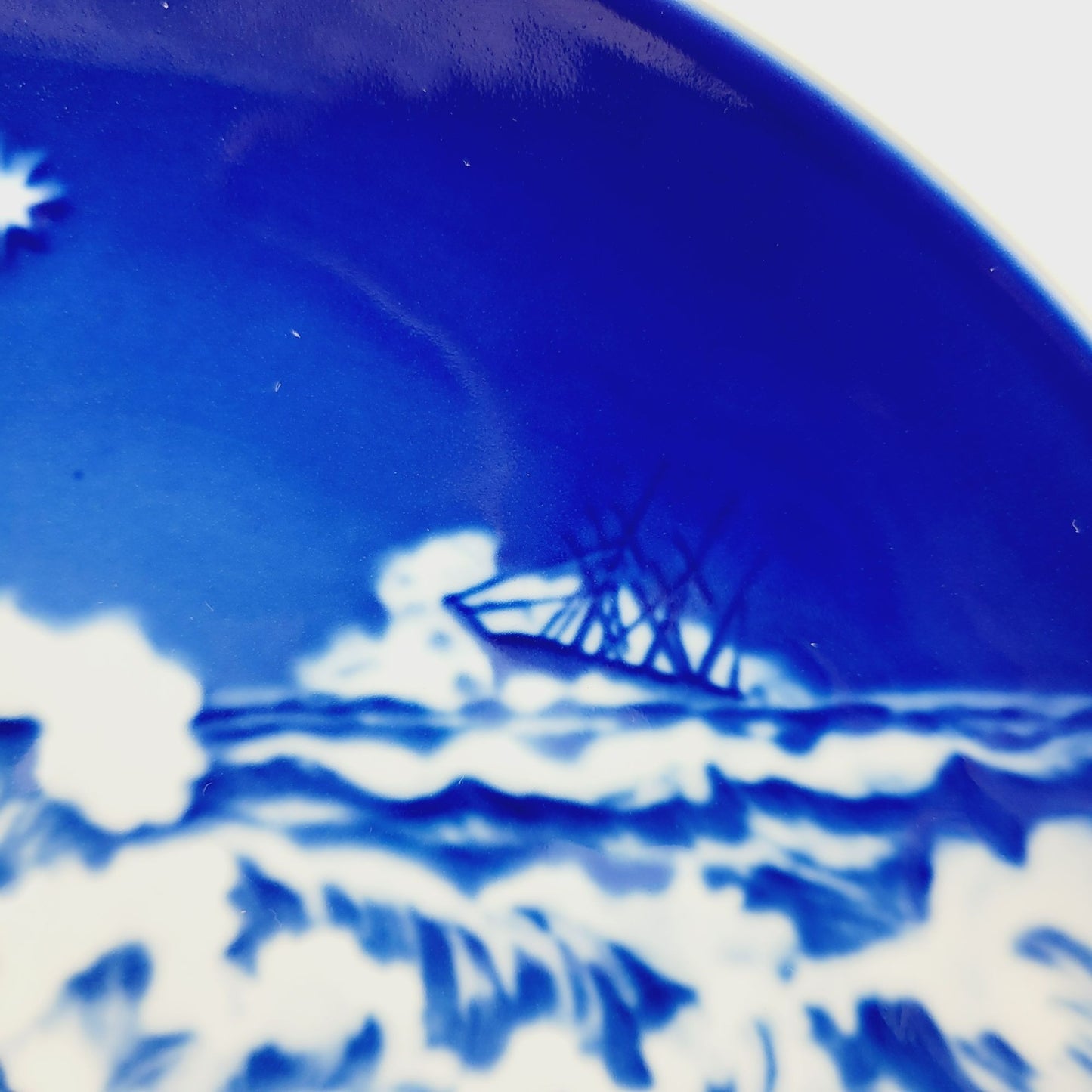 Vintage B&G 1985 Annual Christmas Jubilee Wall Plate, Lifeboat at Work, Made in Denmark
