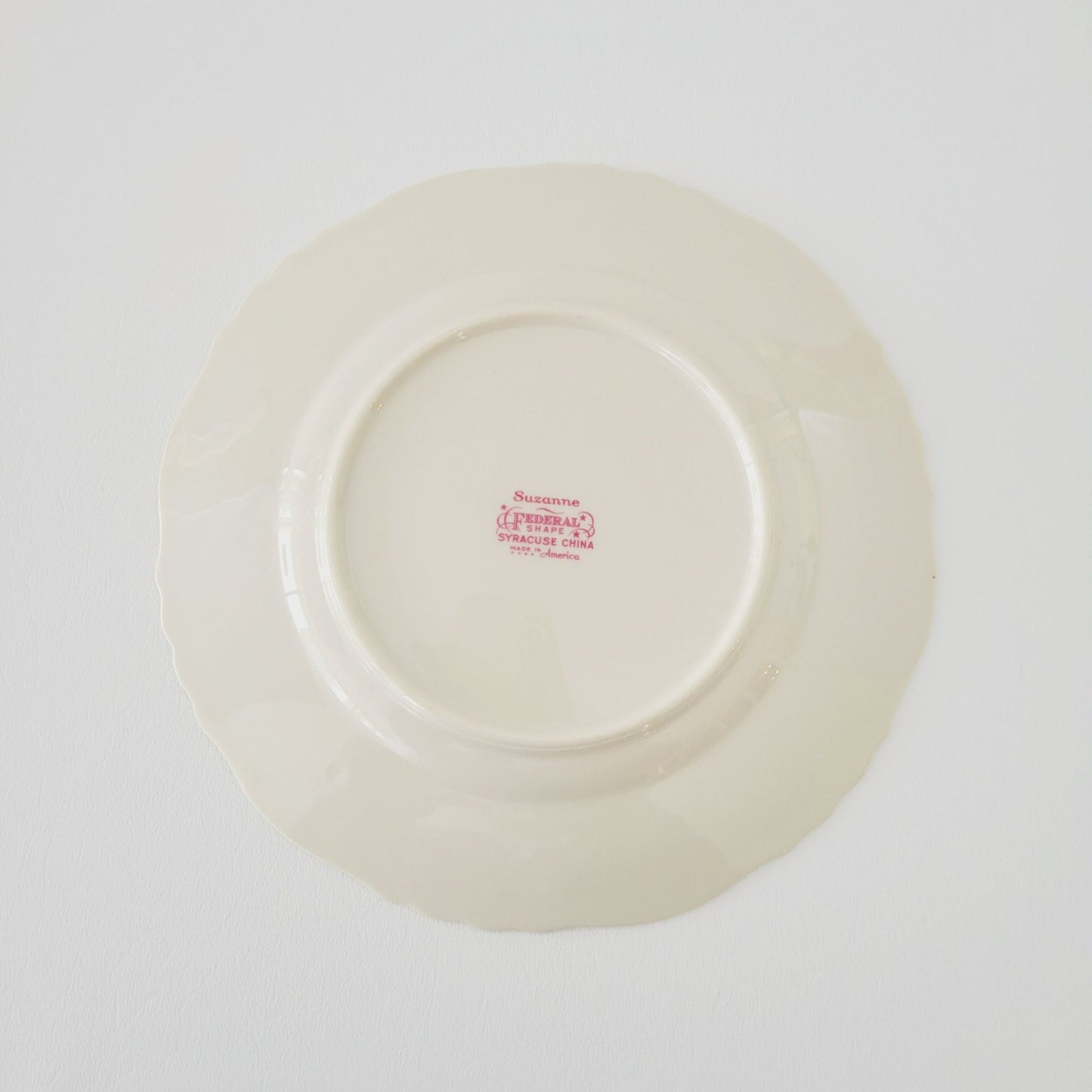Syracuse Suzanne Salad Plate, c.1950-70s USA