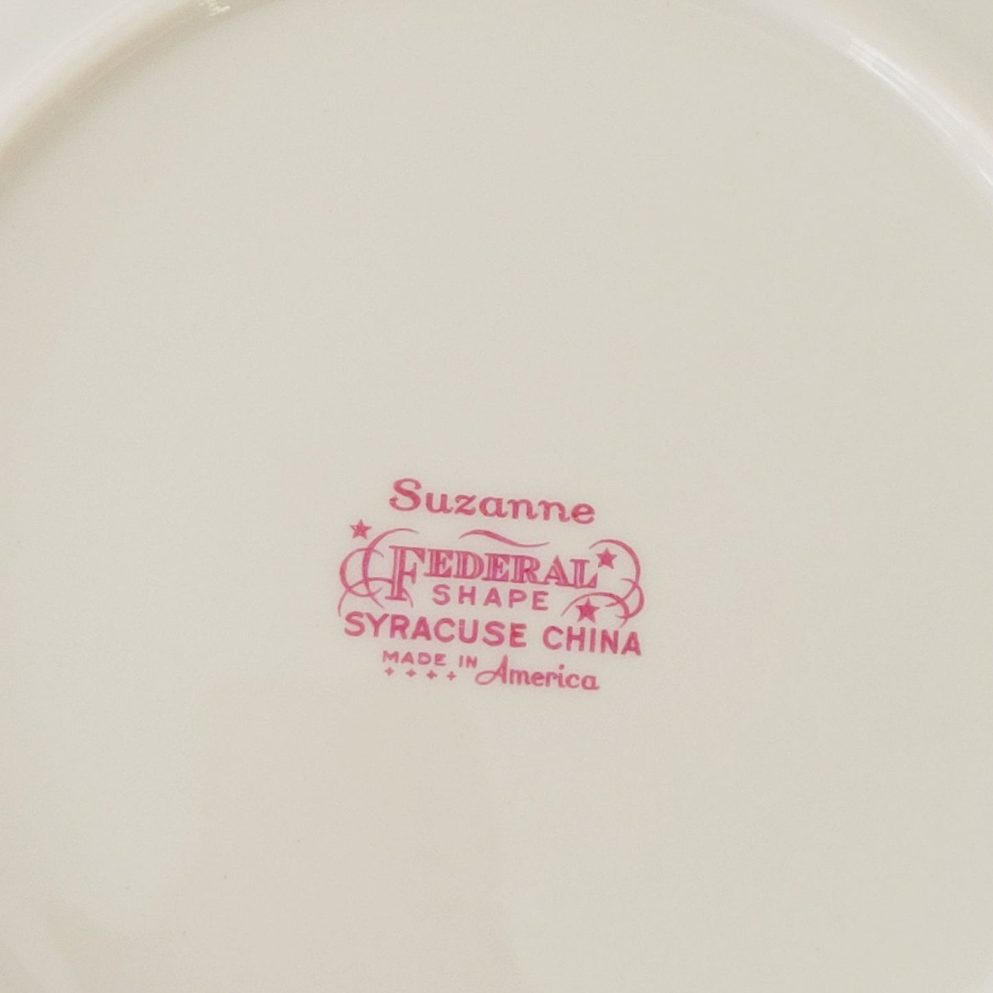 Syracuse Suzanne Salad Plate, c.1950-70s USA
