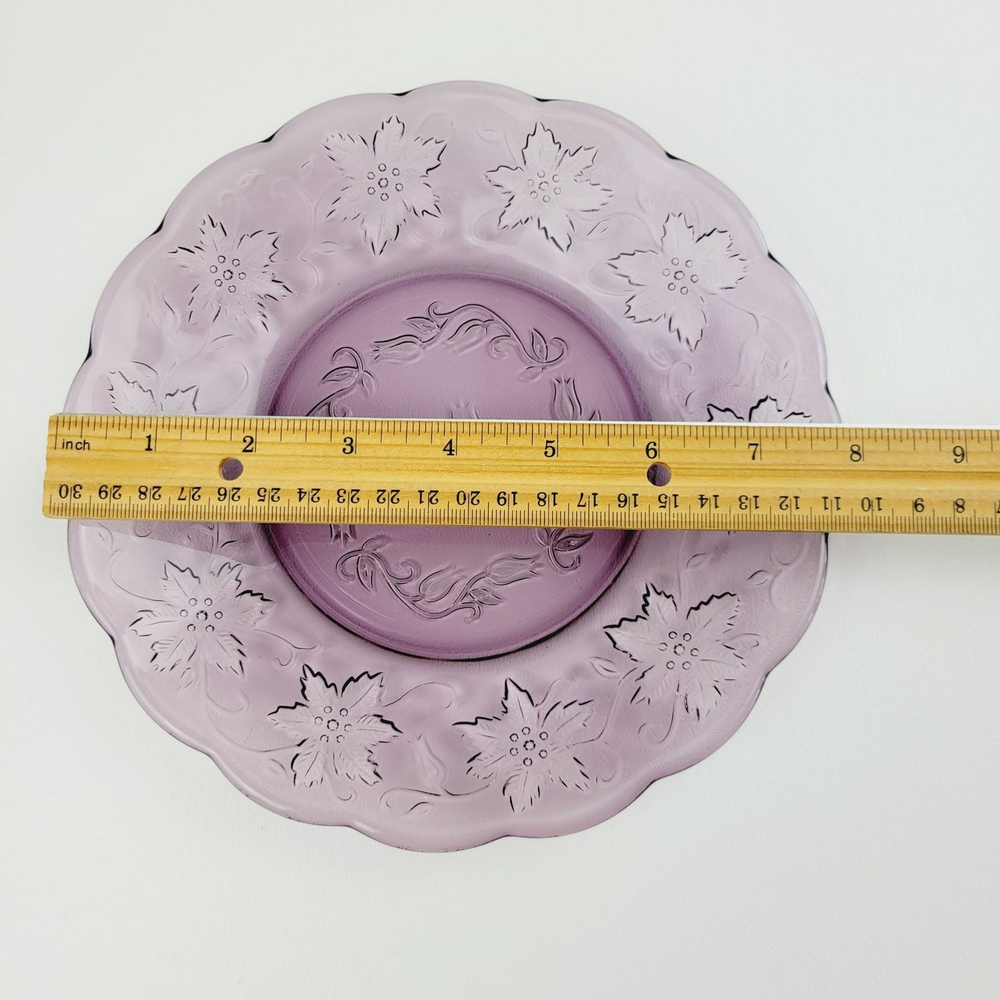 Princes House Fantasia Amethyst Crystal Salad Plate
