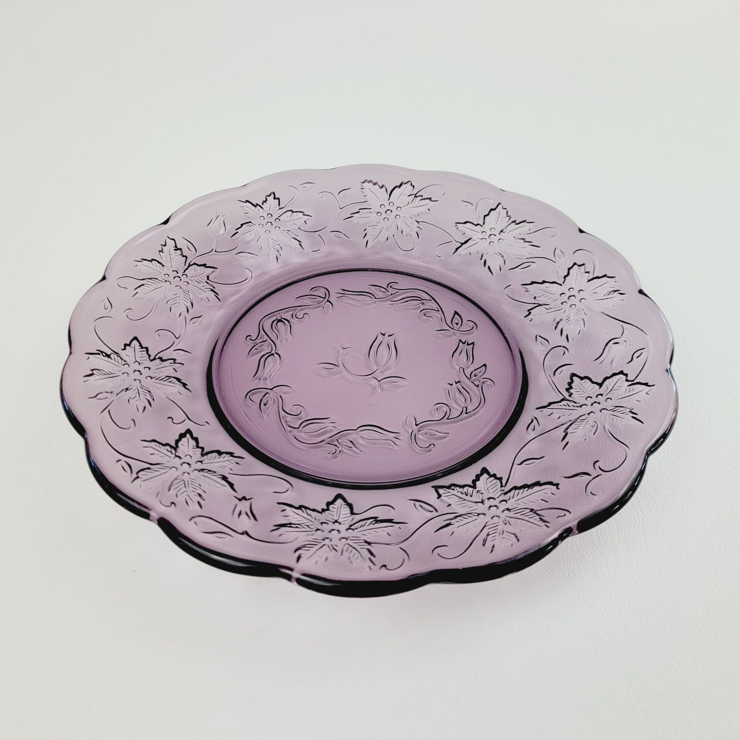 Princes House Fantasia Amethyst Crystal Salad Plate