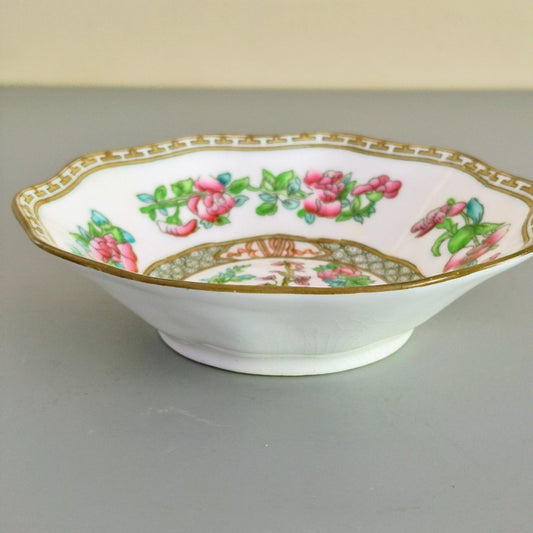 Antique Coalport Indian Tree Cereal Bowl, c.1891-1920 England