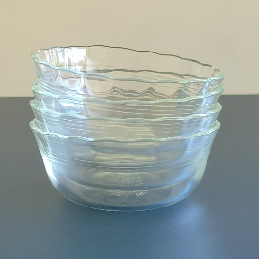 Pyrex Custard Cup Dessert Bowl, Set of 4, USA Made