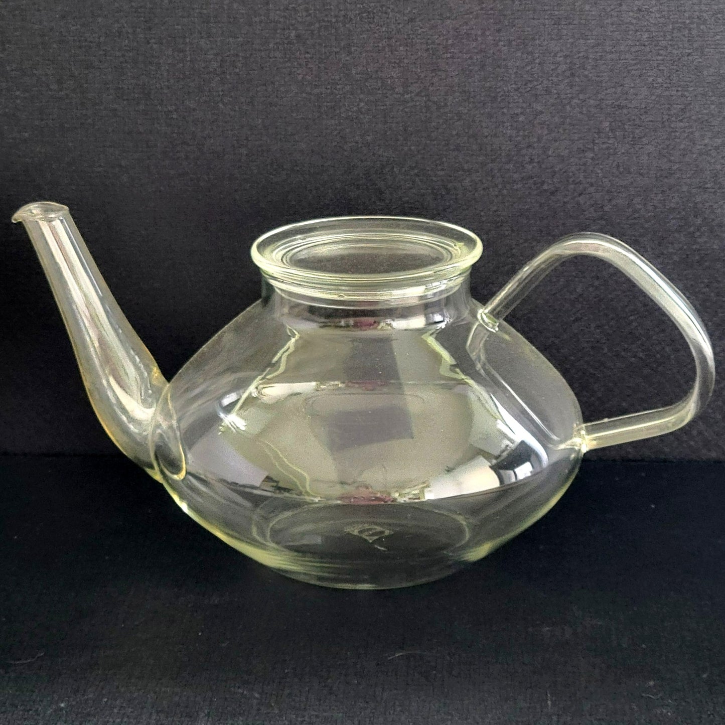 Vintage Schott Verran Clear Jenaer Glass Teapot, Made in Germany