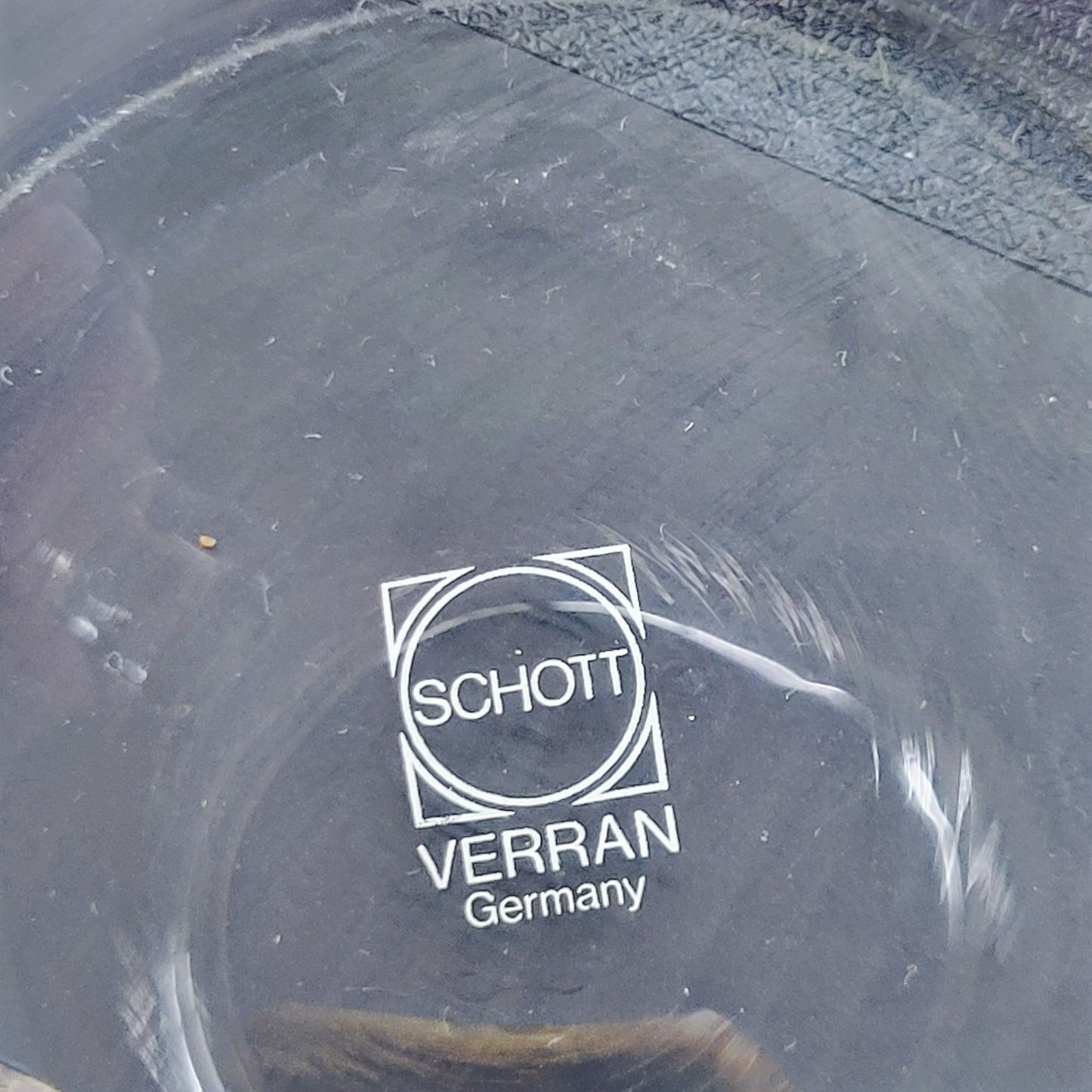Vintage Schott Verran Clear Jenaer Glass Teapot, Made in Germany