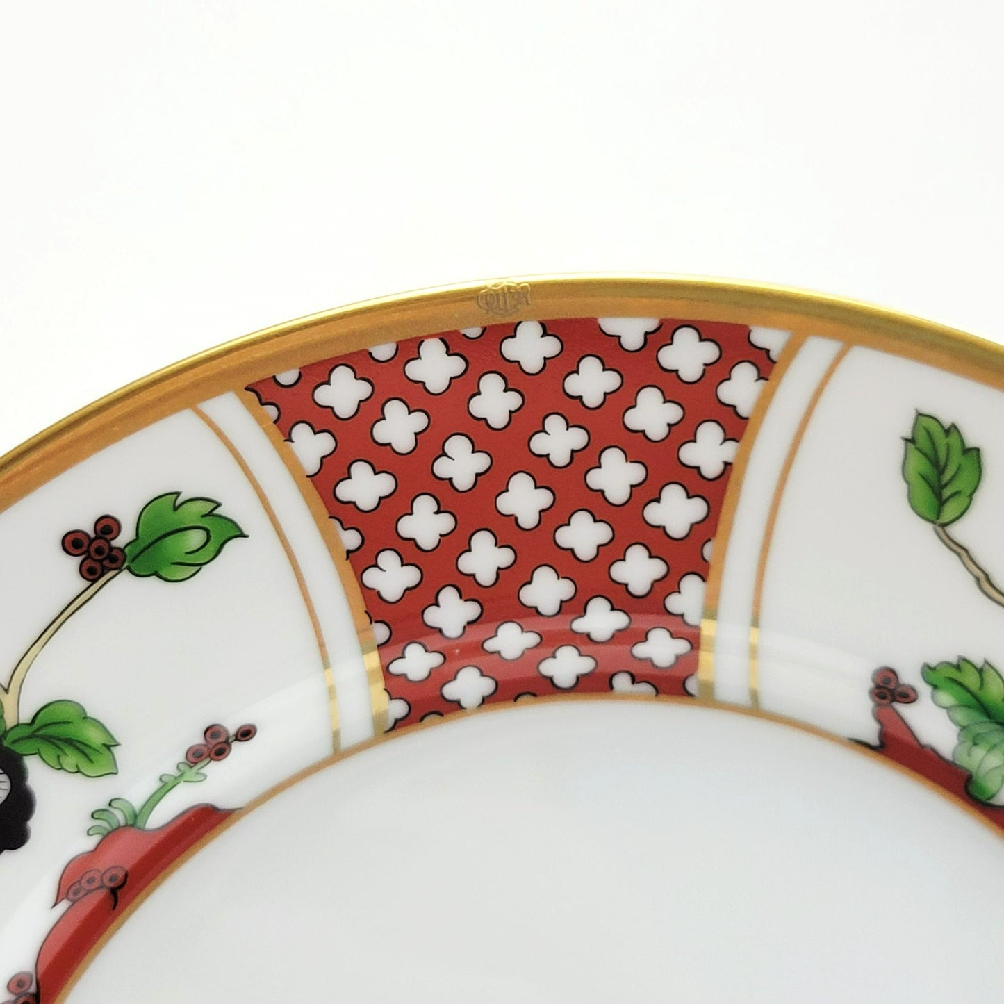 Christian Dior Chinese Flowers Salad Plate, c.1990s Japan