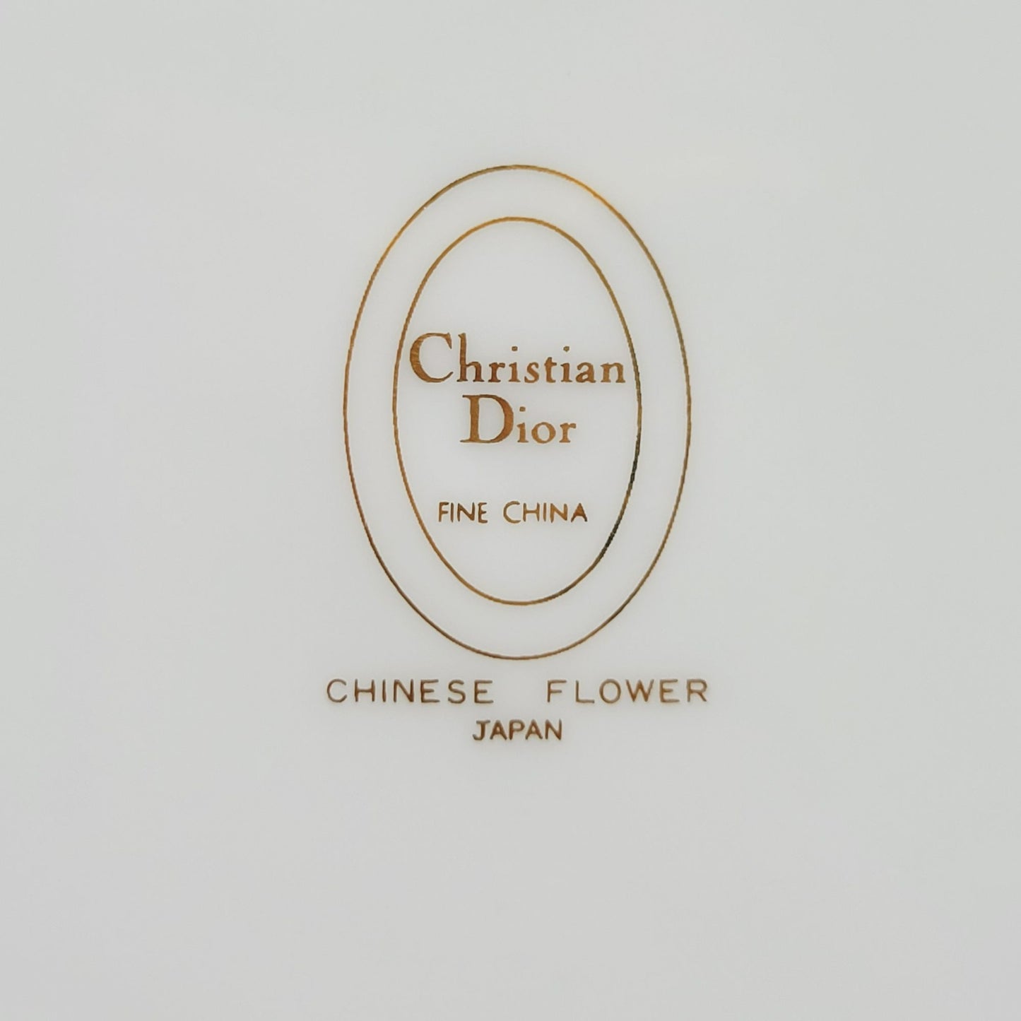 Christian Dior Chinese Flowers Salad Plate, c.1990s Japan