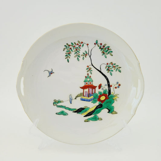 Vintage Noritake Asian Landscape Scene Plate, Japan c.1920-40 Morimura Mark