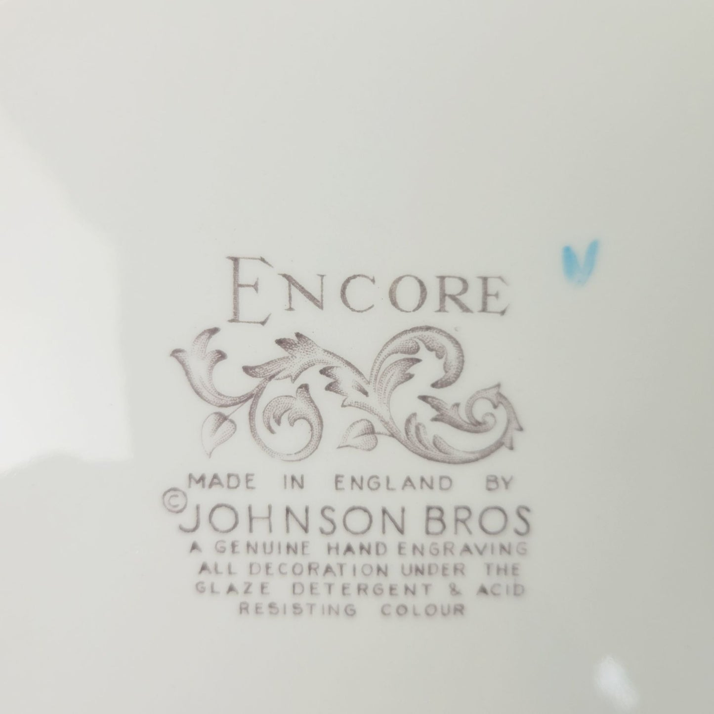 Johnson Bros Encore Square Cereal Bowls, Set of 2, c.1963-73 England