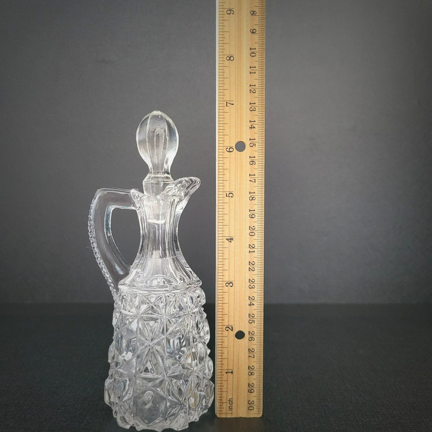 Antique Crystal Glass Co. EAPG Cruet, c.1890s USA