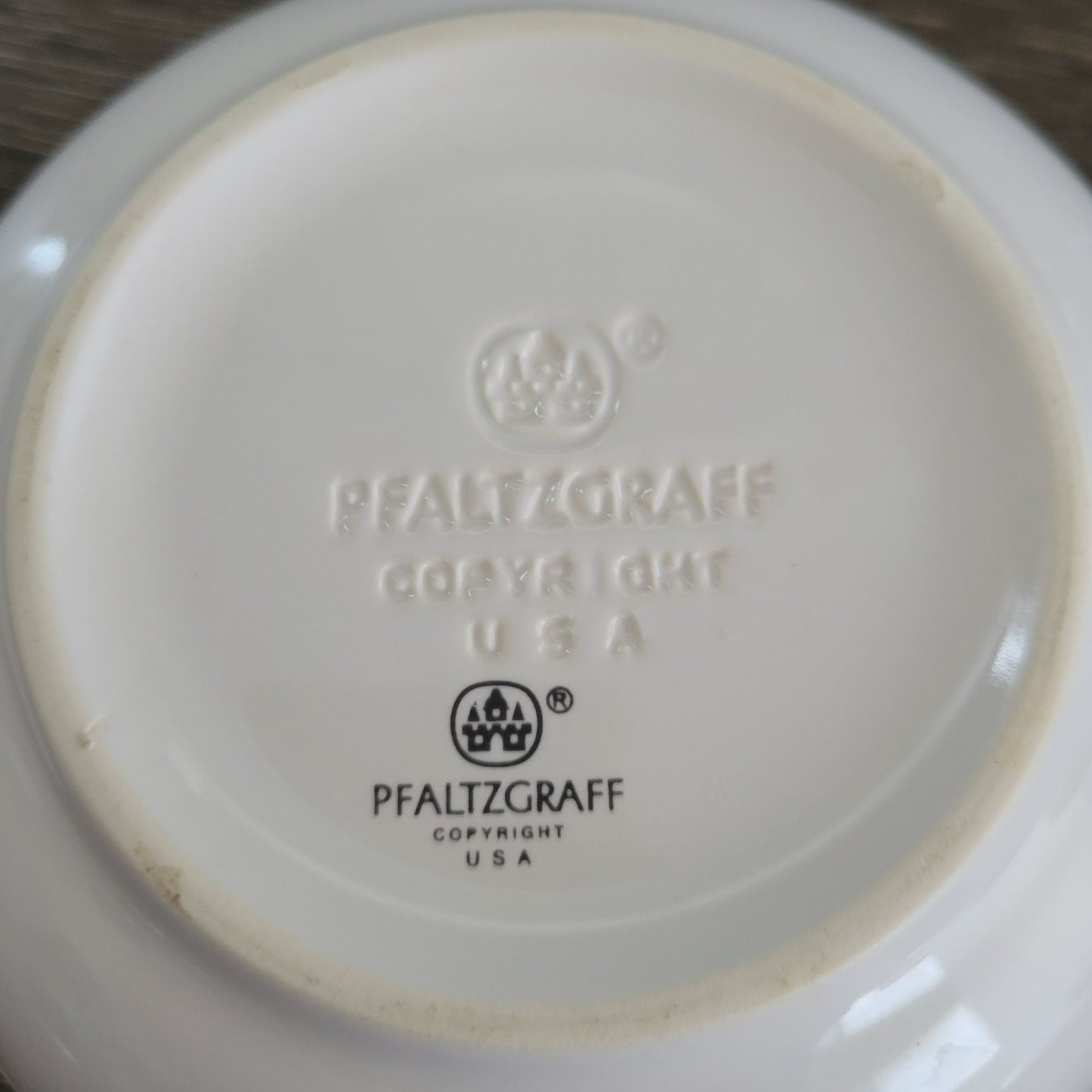 Pfaltzgraff Snow Village Large Soup Bowl, c.1990s