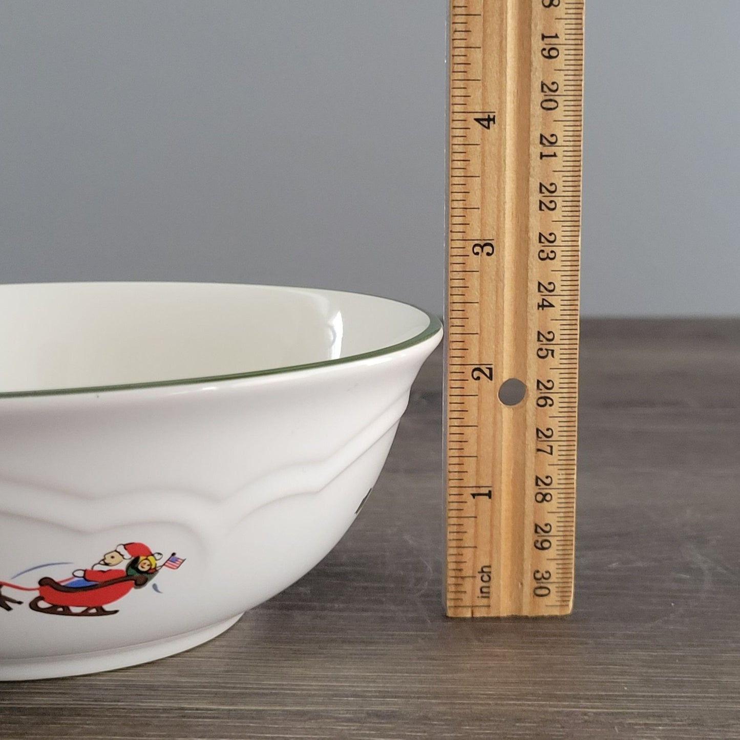 Pfaltzgraff Snow Village Large Soup Bowl, c.1990s