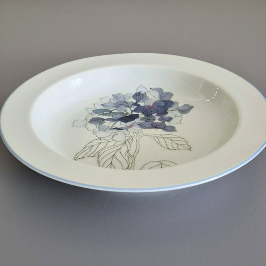 Block Spal "Hydrangea" Rimmed Soup Bowl, c.1982-91 Portugal