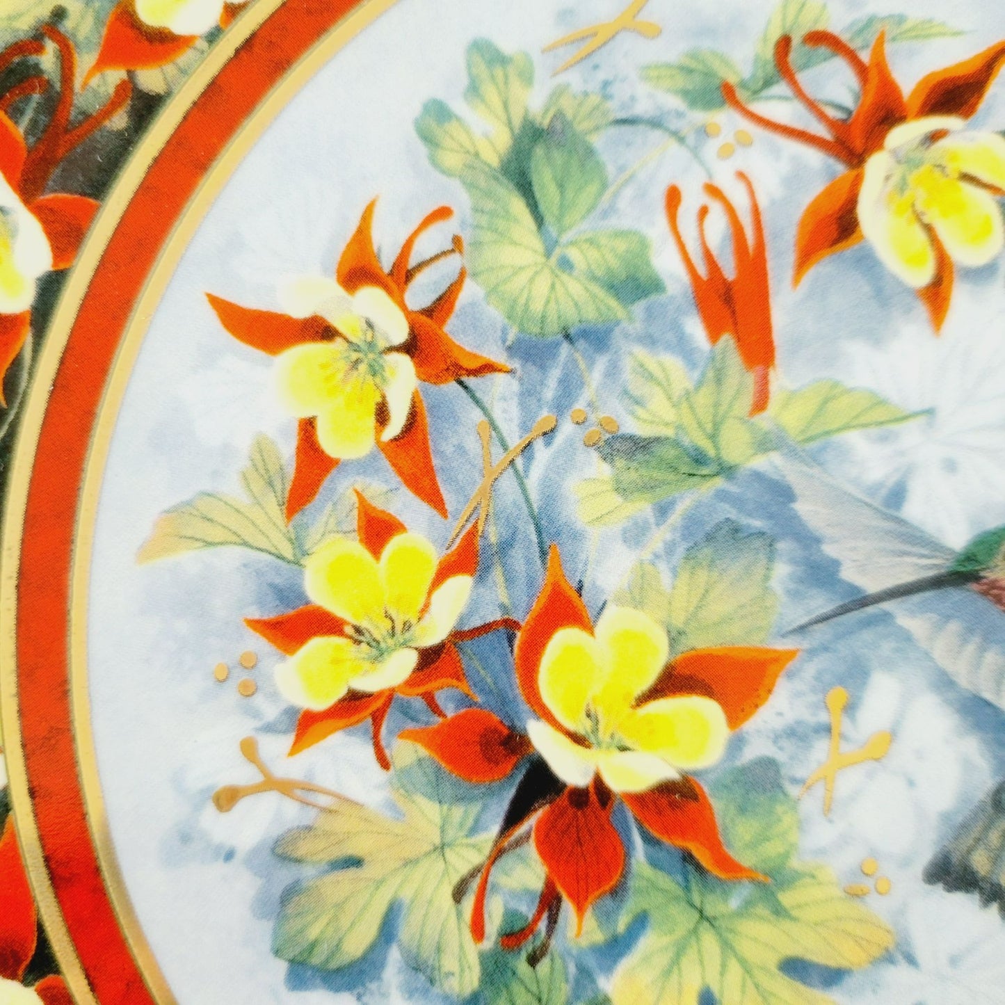 Royal Doulton Hummingbird Plate, The Rufous Hummingbird, Franklin Mint Heirloom Bird Collectors Plate