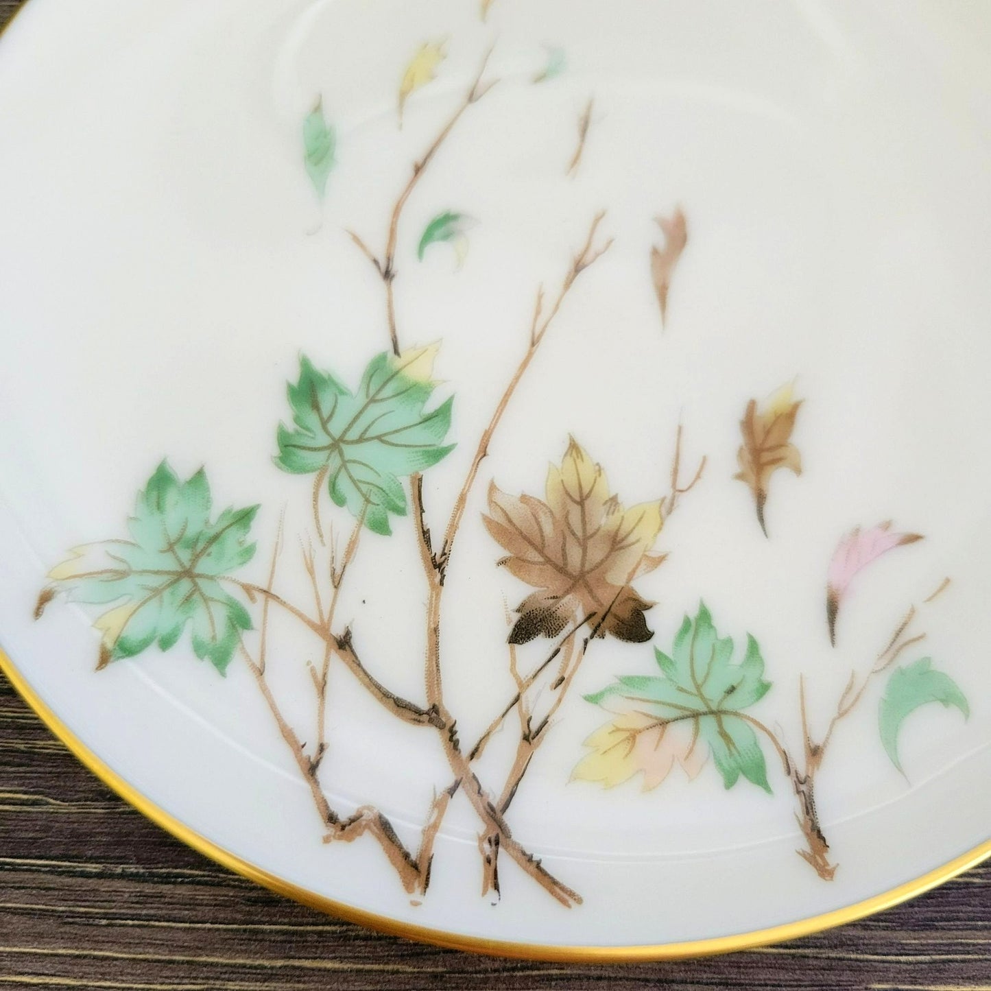 Lenox Westwind Bread Plate, Smooth Base. Gold Trim, USA Made