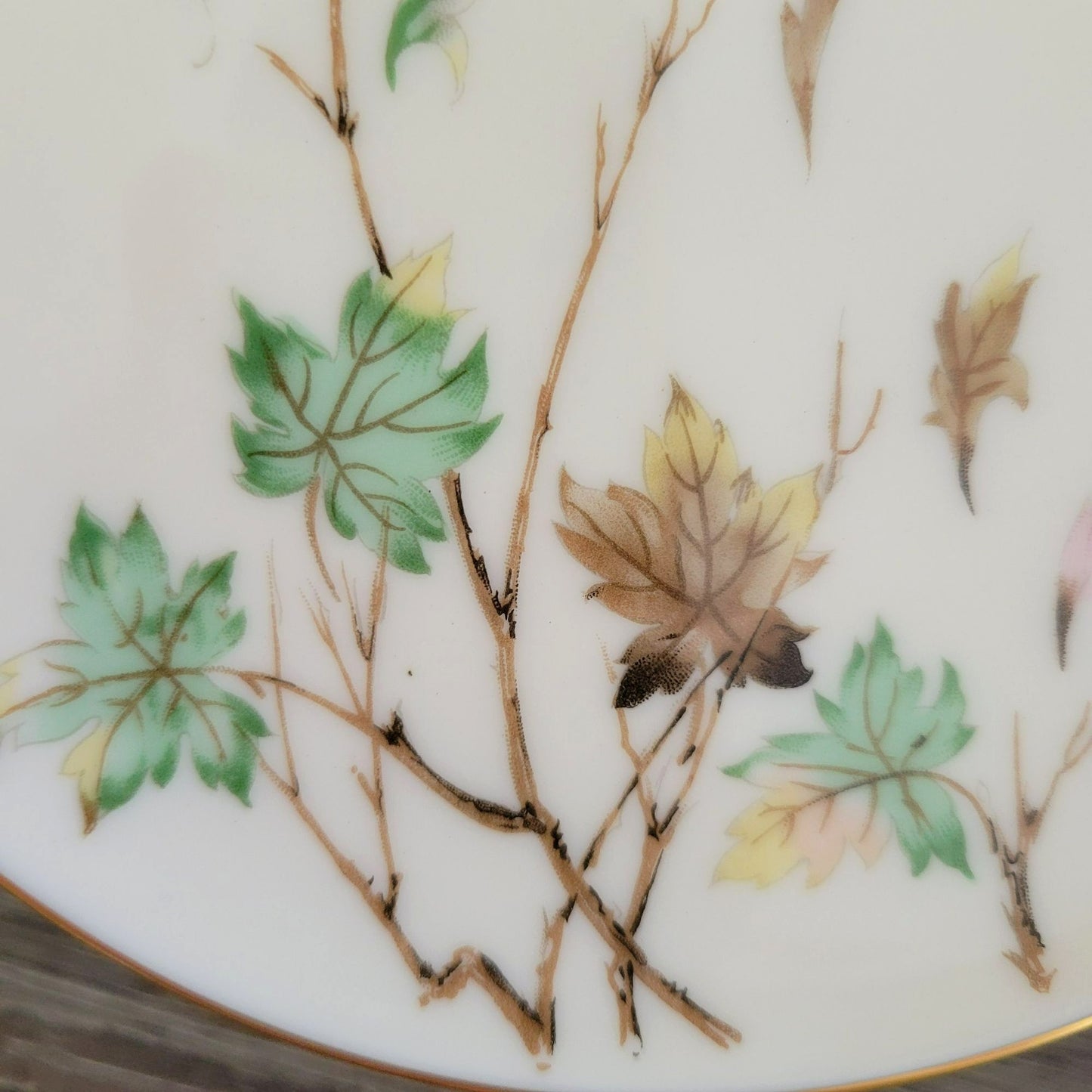 Lenox Westwind Bread Plate, Smooth Base. Gold Trim, USA Made