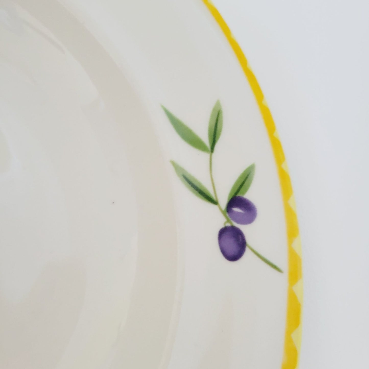 Studio Nova Olive Branch Large Rim Soup Bowl, c. 2002-2006