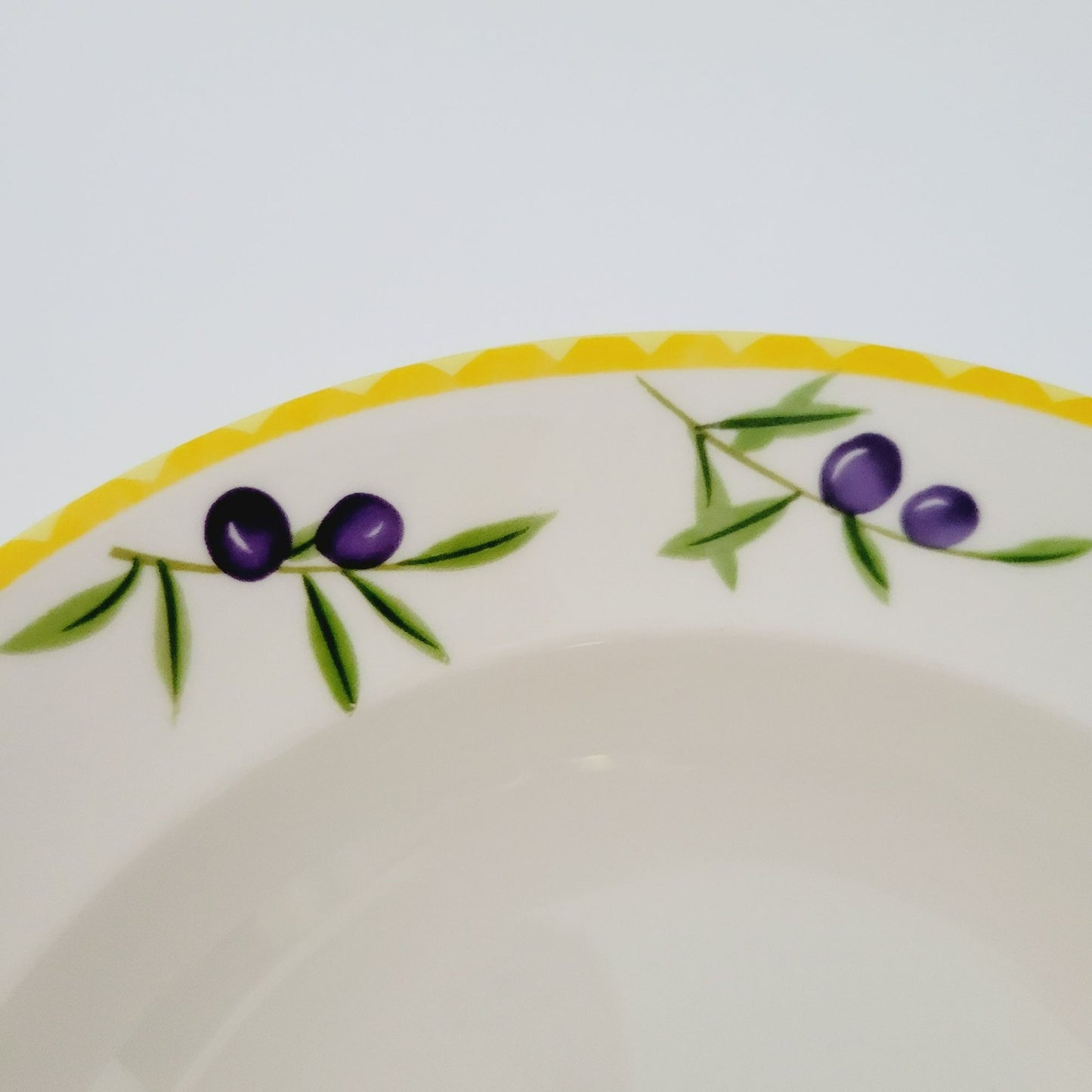 Studio Nova Olive Branch Large Rim Soup Bowl, c. 2002-2006