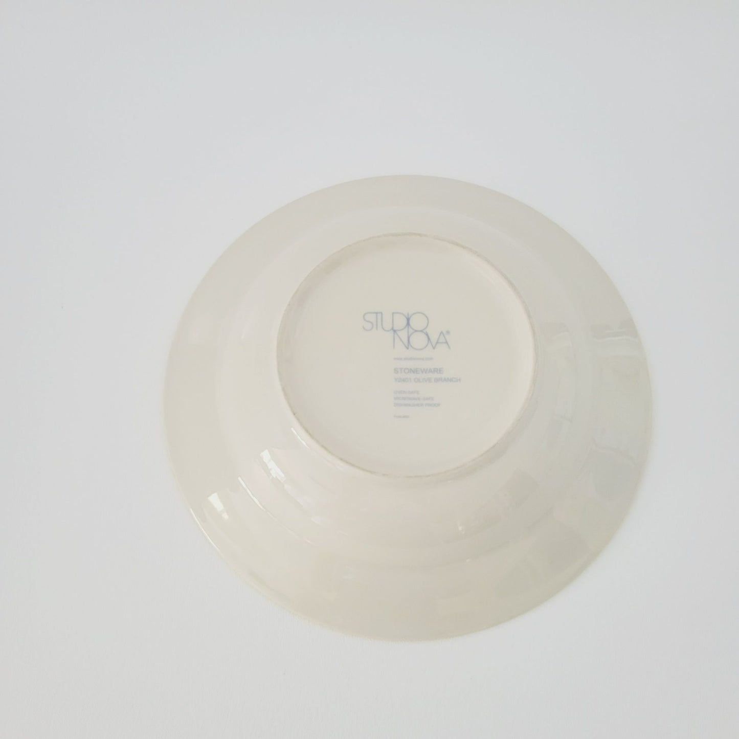Studio Nova Olive Branch Large Rim Soup Bowl, c. 2002-2006