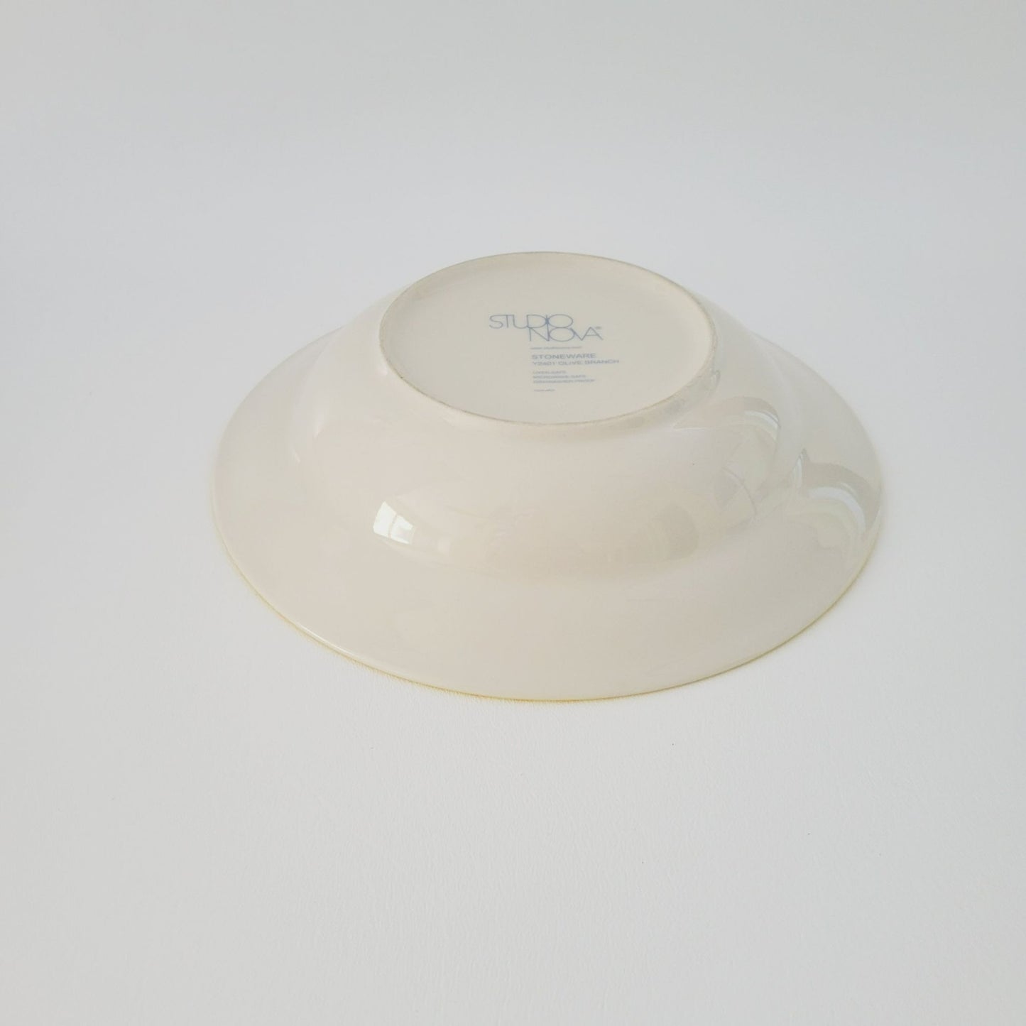 Studio Nova Olive Branch Large Rim Soup Bowl, c. 2002-2006