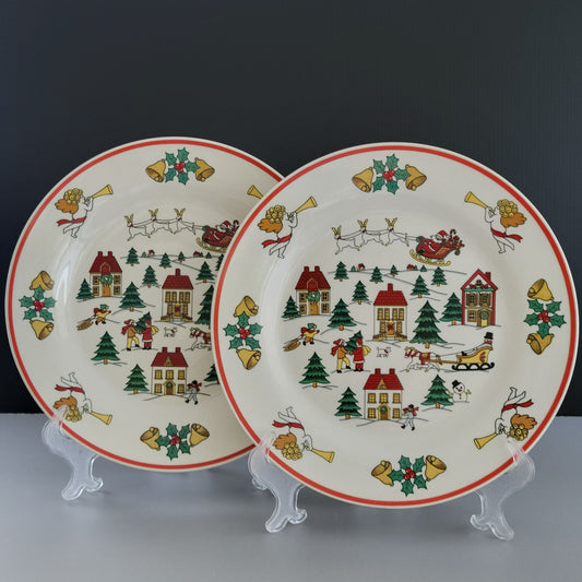 Jamestown The Joy of Christmas Dinner Plates, Set of 2