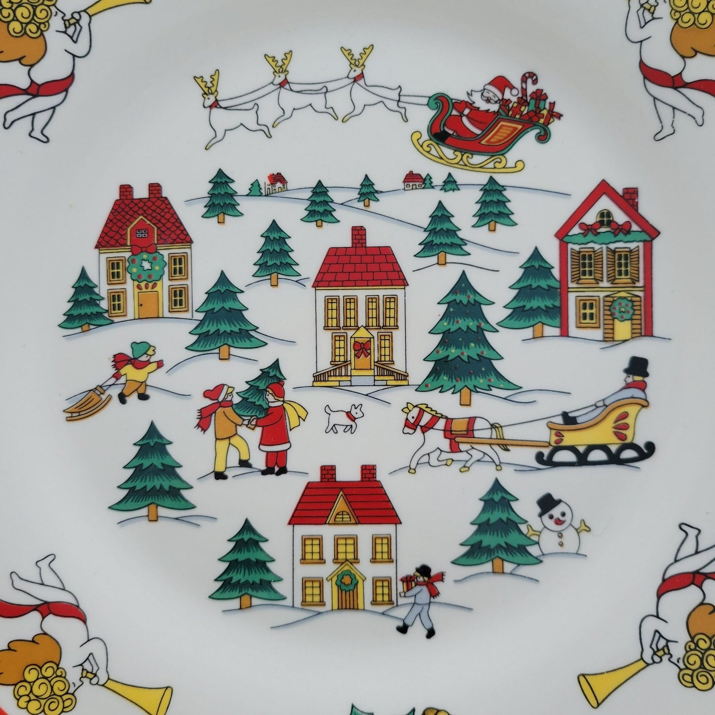 Jamestown The Joy of Christmas Dinner Plates, Set of 2
