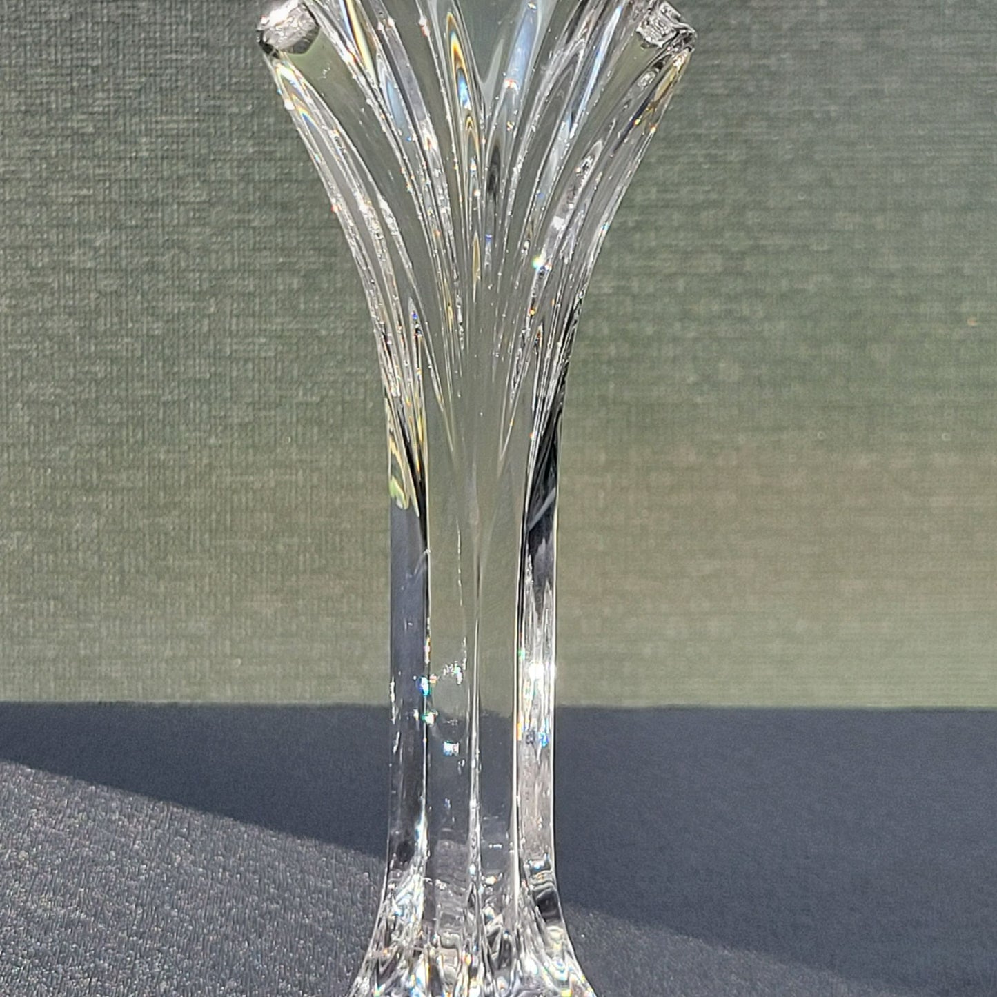 Mikasa Deco Crystal 9" Candlestick Set of 2
