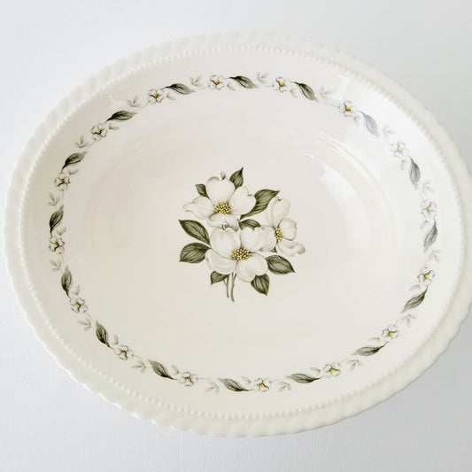 Steubenville Monticello Oval Serving Bowl, c.1940s, Made in USA