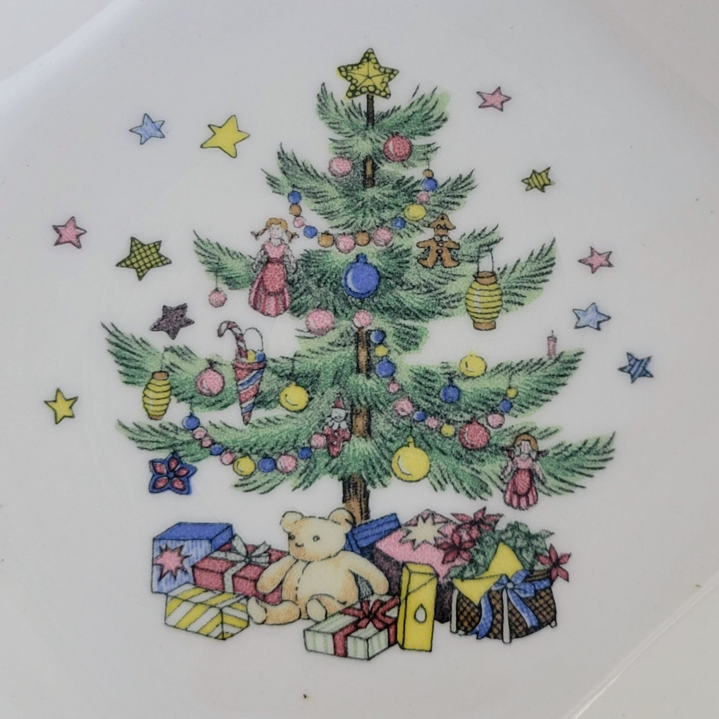 Nikko Christmastime Classic Collection 9" Octagonal Serving Bowl c.1979-83