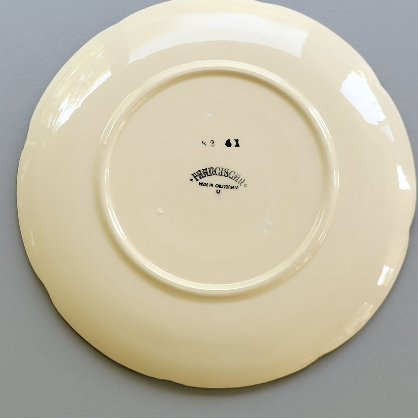 Franciscan Poppy Salad Plate, c.1950-55 USA
