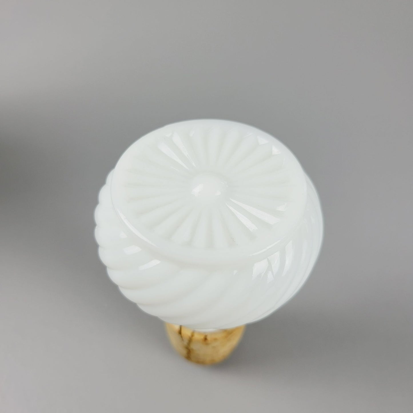 Vintage Jim Beam Milk Glass Liquor Bottle & Stopper, c. 1960s, Unique Embossed Pattern, USA Made