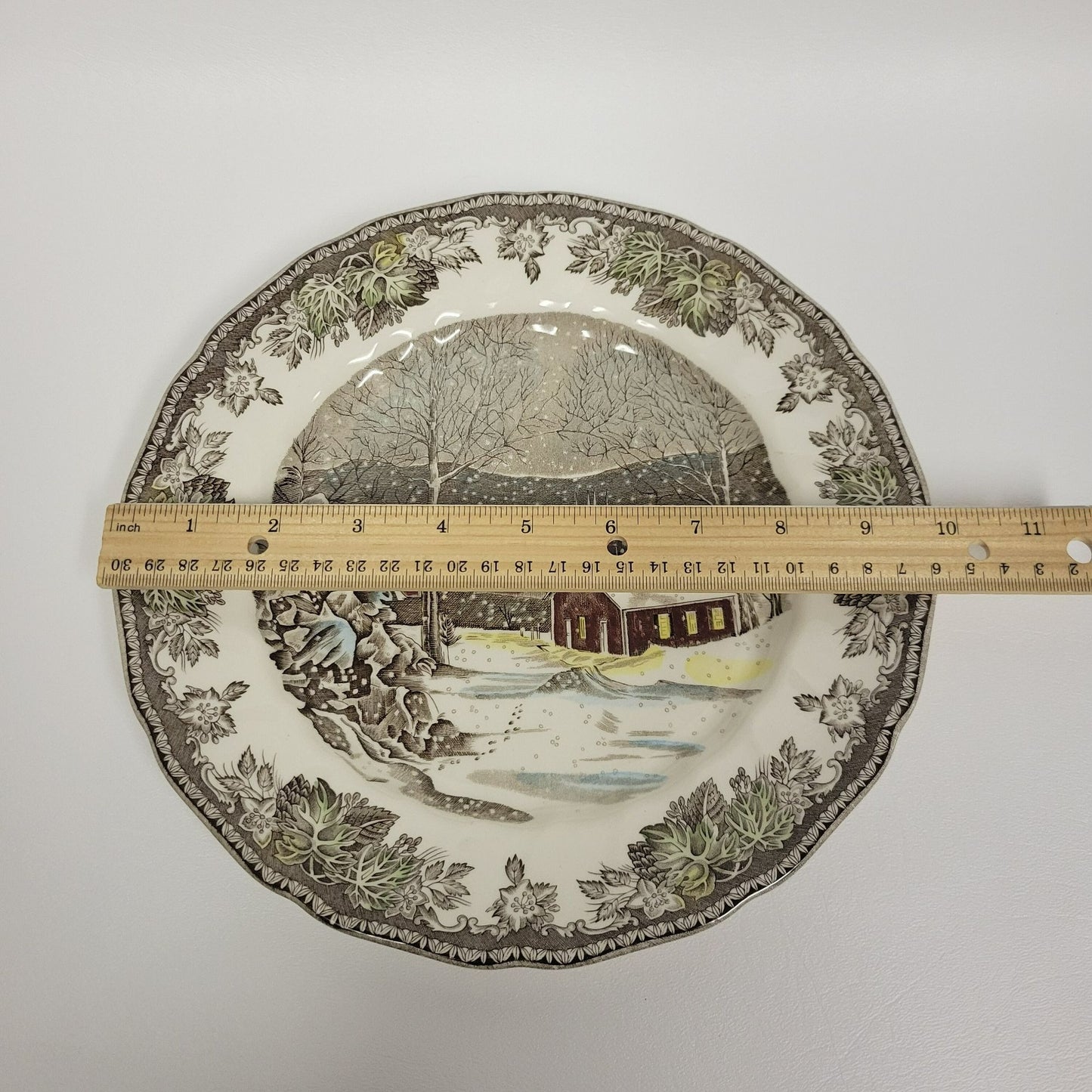 Vintage Johnson Bros The Friendly Village Dinner Plate, The School House, Made in England