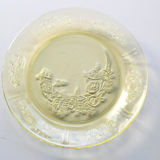 Federal Glass Sharon Luncheon Plate Set of 2, c.1930s USA