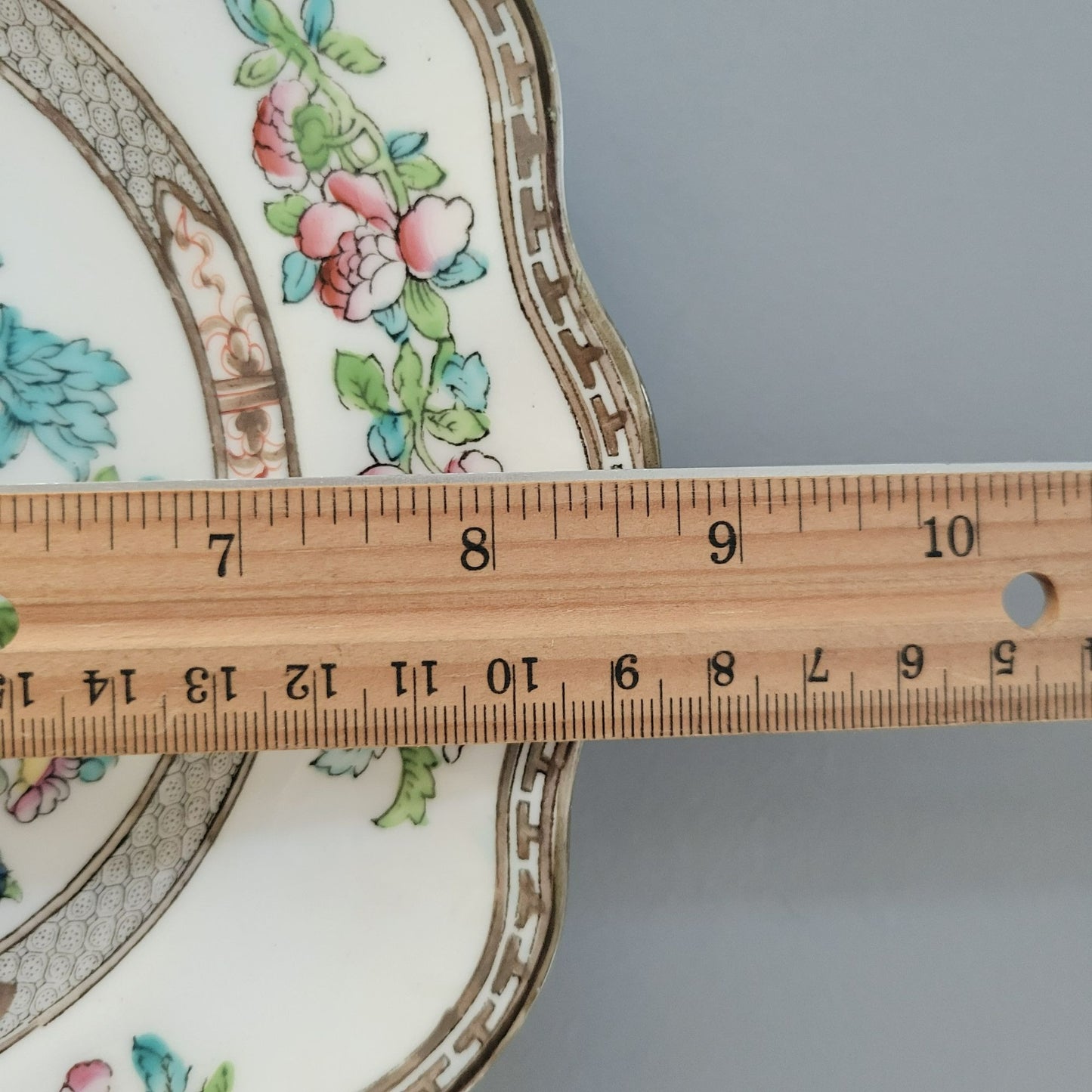 Antique Coalport Indian Tree Luncheon Plate c.1891-1920 England