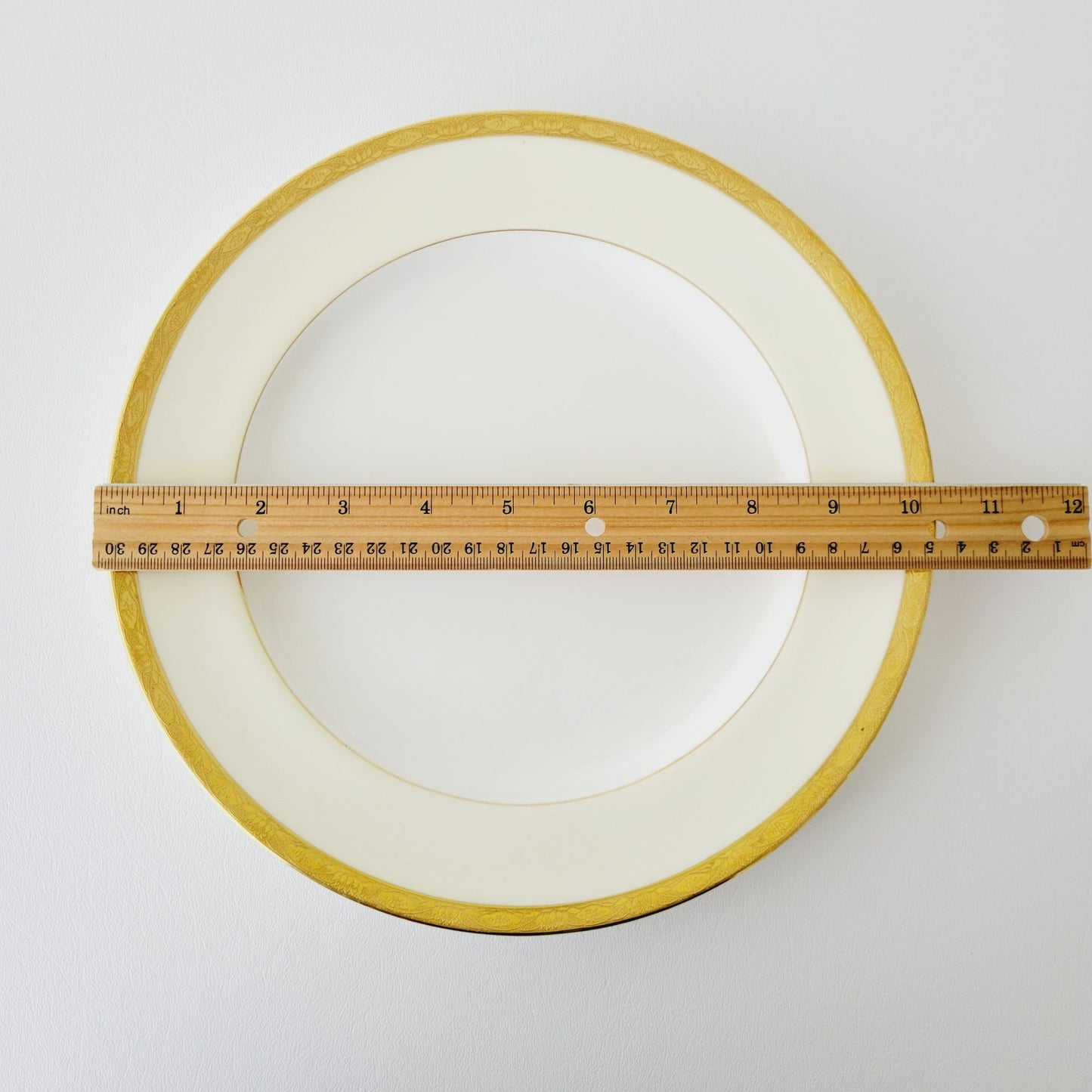 Antique Mintons Dinner Plate, Gold Encrusted Trim,  c.1873-1912 England