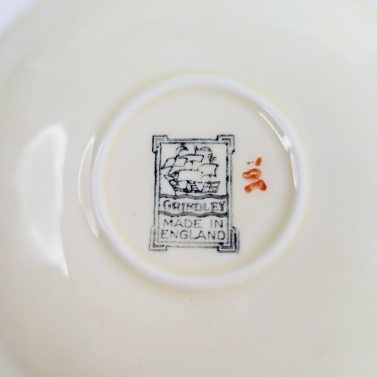 WH Grindley Floral Demitasse Cup & Saucer, 2 Sets, c1936-40 England