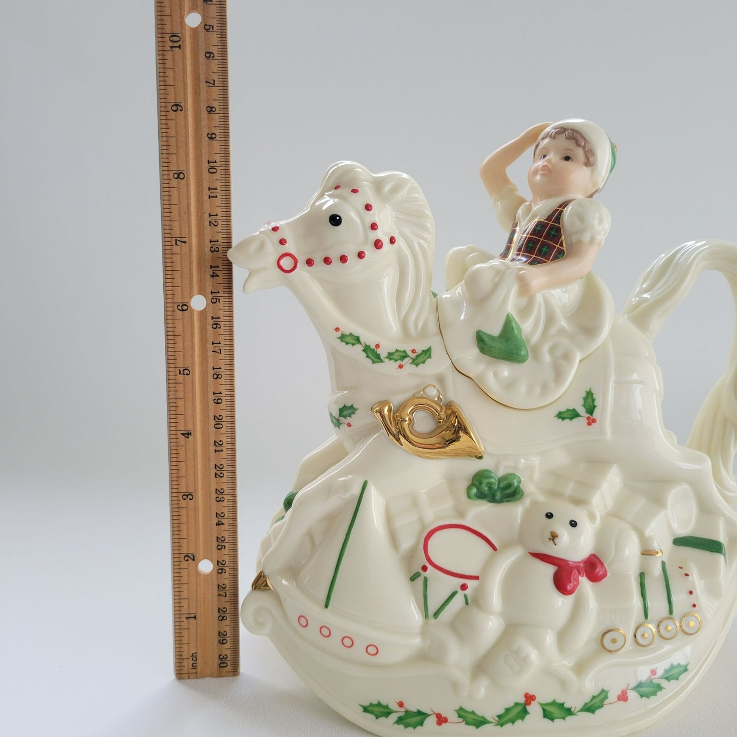 Lenox Santa's Holiday Toy Shop Figural Teapot