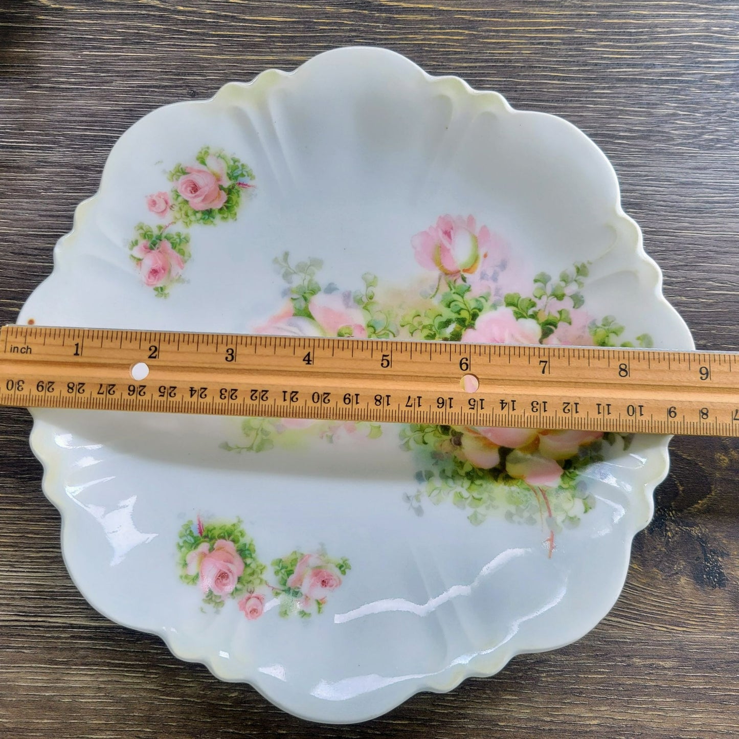 Mismatched Shabby Chic Floral 2-Tiered Dessert Stand
