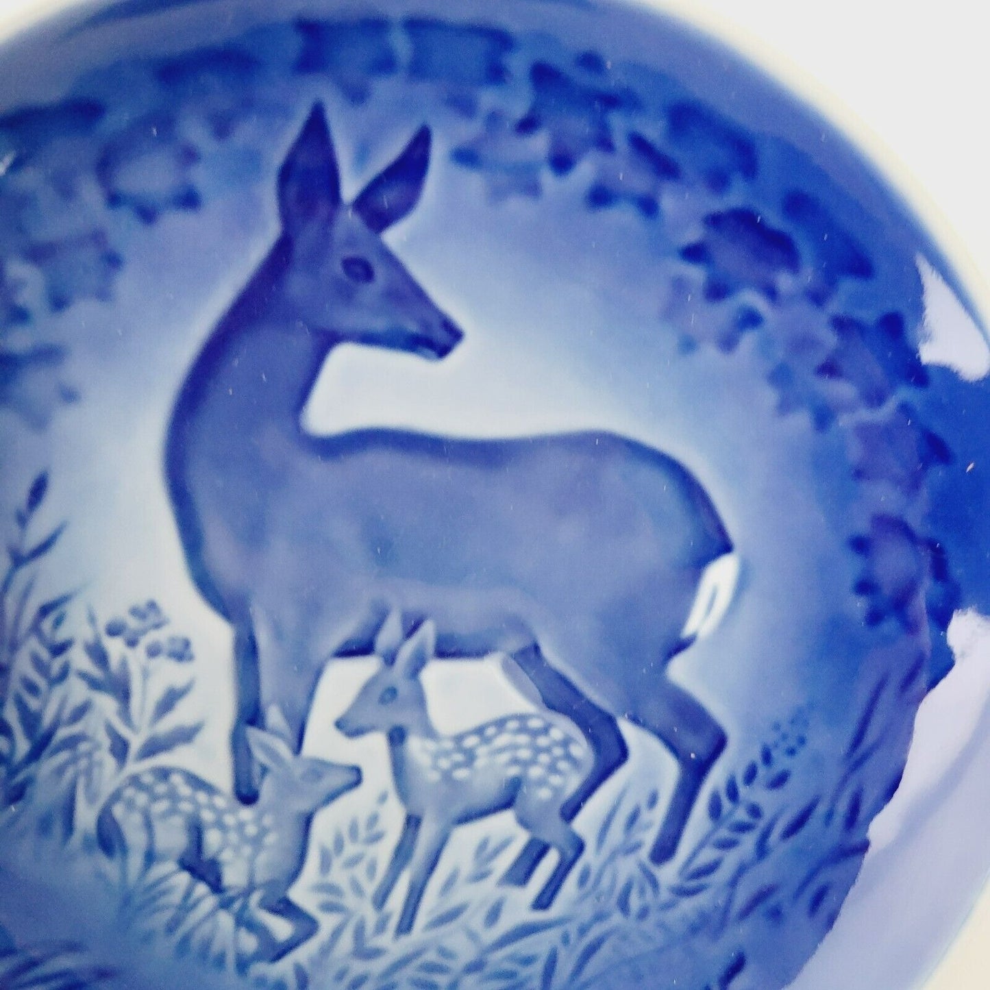 Vintage Bing & Grondahl Mothers Day 1975 Mors Dags Deer Plate Made in Denmark