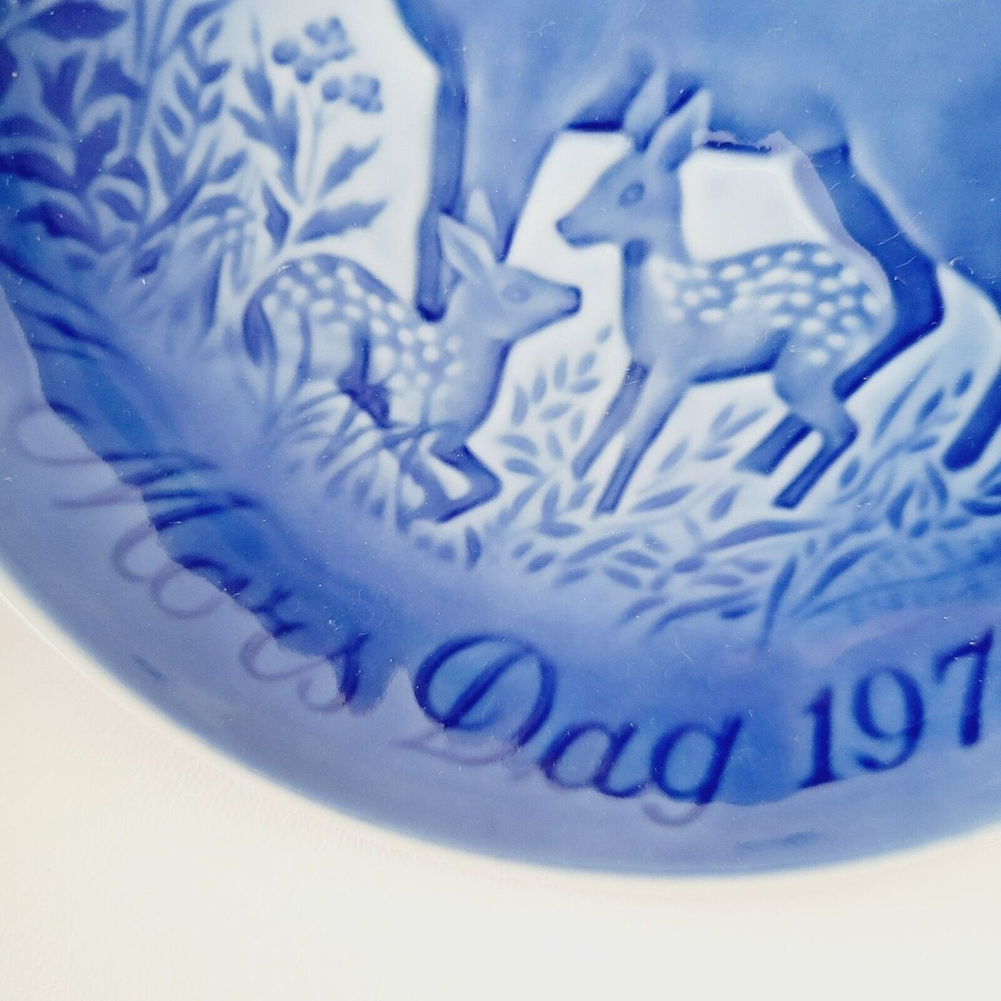 Vintage Bing & Grondahl Mothers Day 1975 Mors Dags Deer Plate Made in Denmark