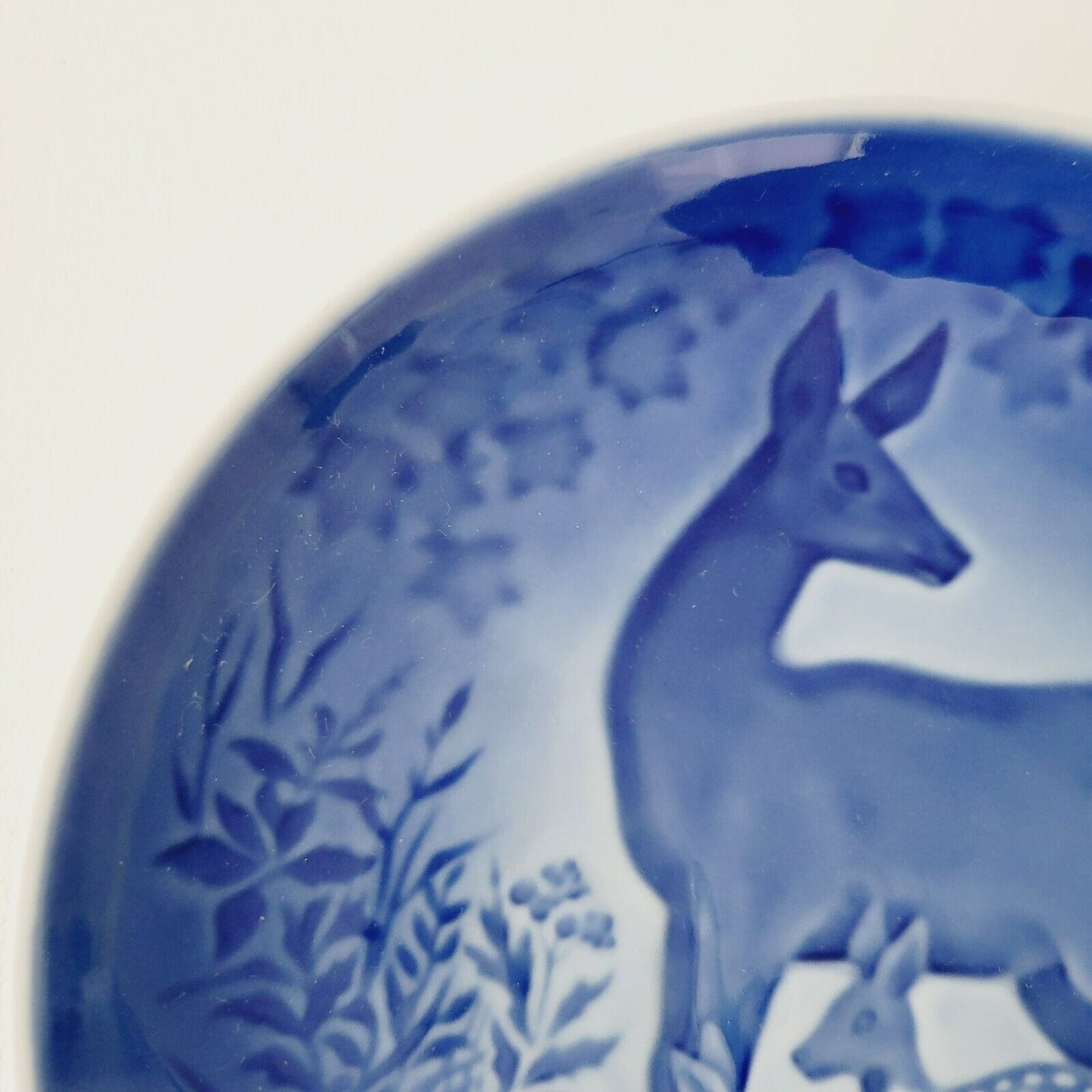 Vintage Bing & Grondahl Mothers Day 1975 Mors Dags Deer Plate Made in Denmark