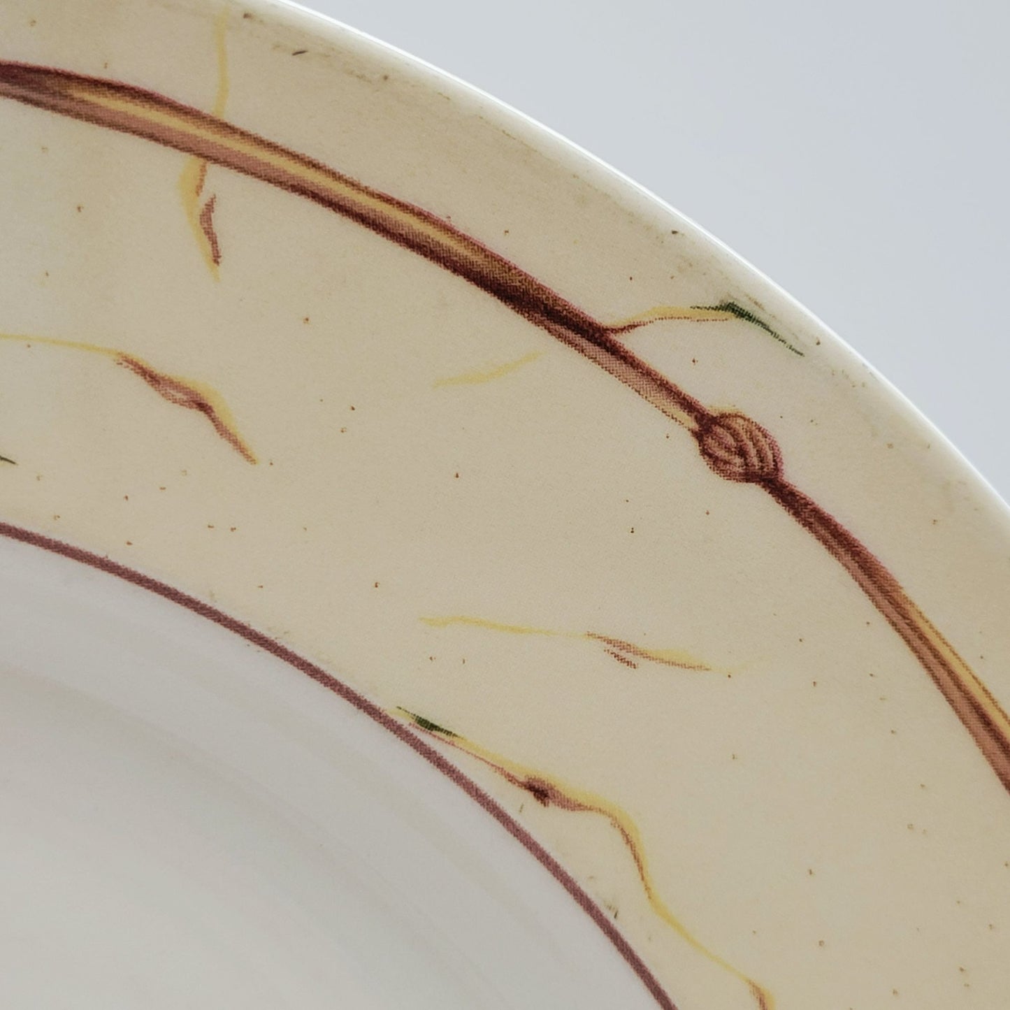 Wedgwood Amway Knotted Raffia Dinner Plate, Set of 2, c1998 England