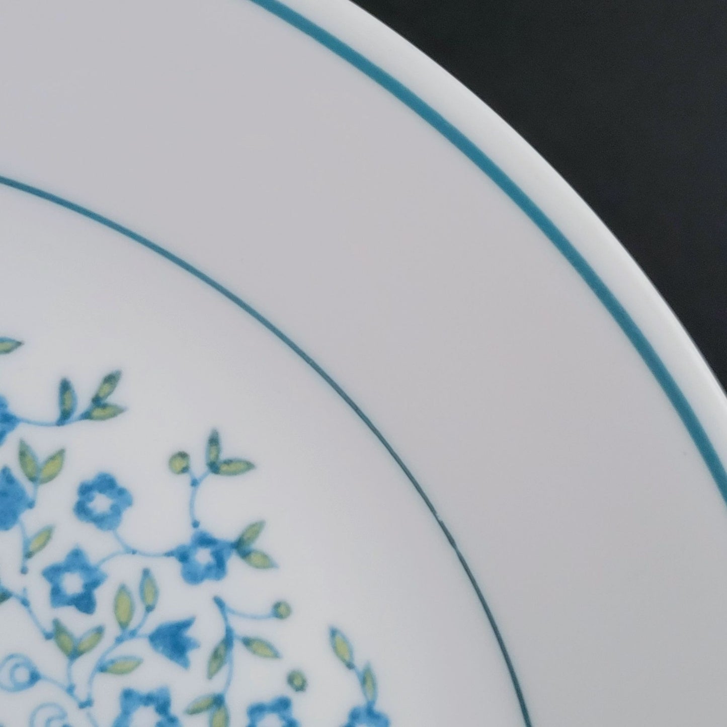 Corelle Blue Heather Dinner Plate Set of 2, USA Made c.1977-81