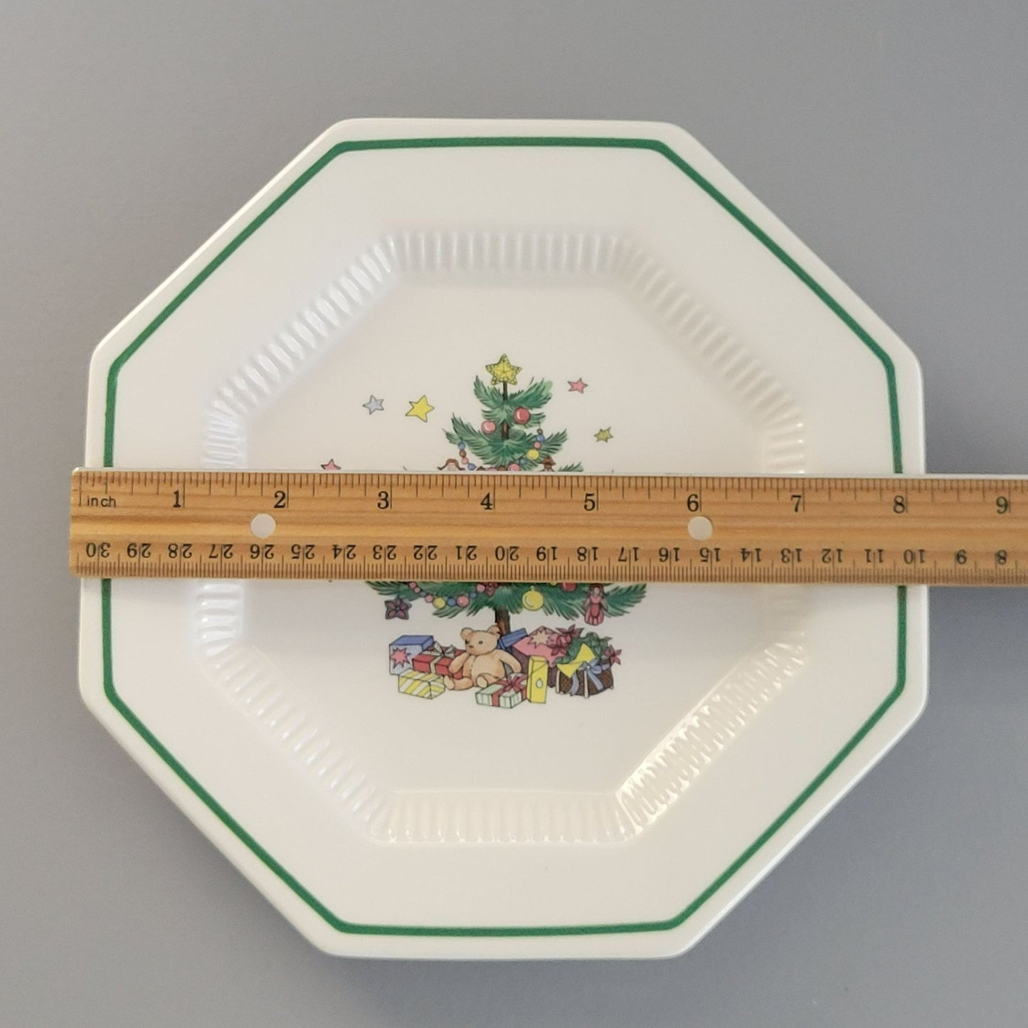 Nikko Christmastime Salad Plate, Made in Japan