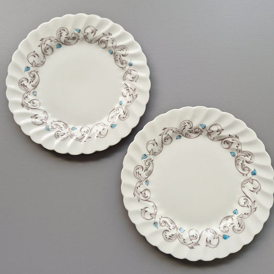 Johnson Brothers "Encore" Bread Plate Set of 2, c.1963-73 England