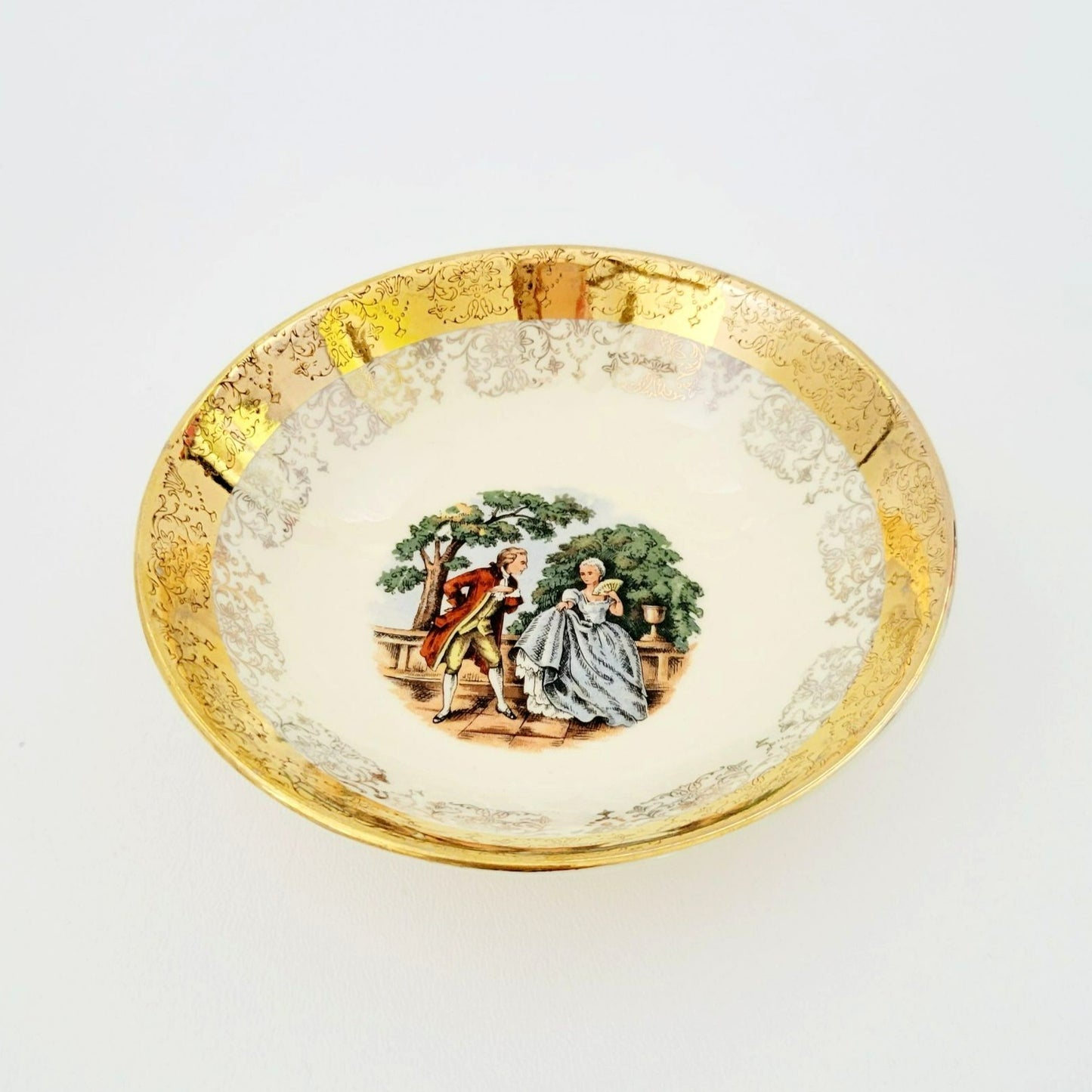 Sabin Crest-O-Gold George & Martha Dessert Bowl Set of 2
