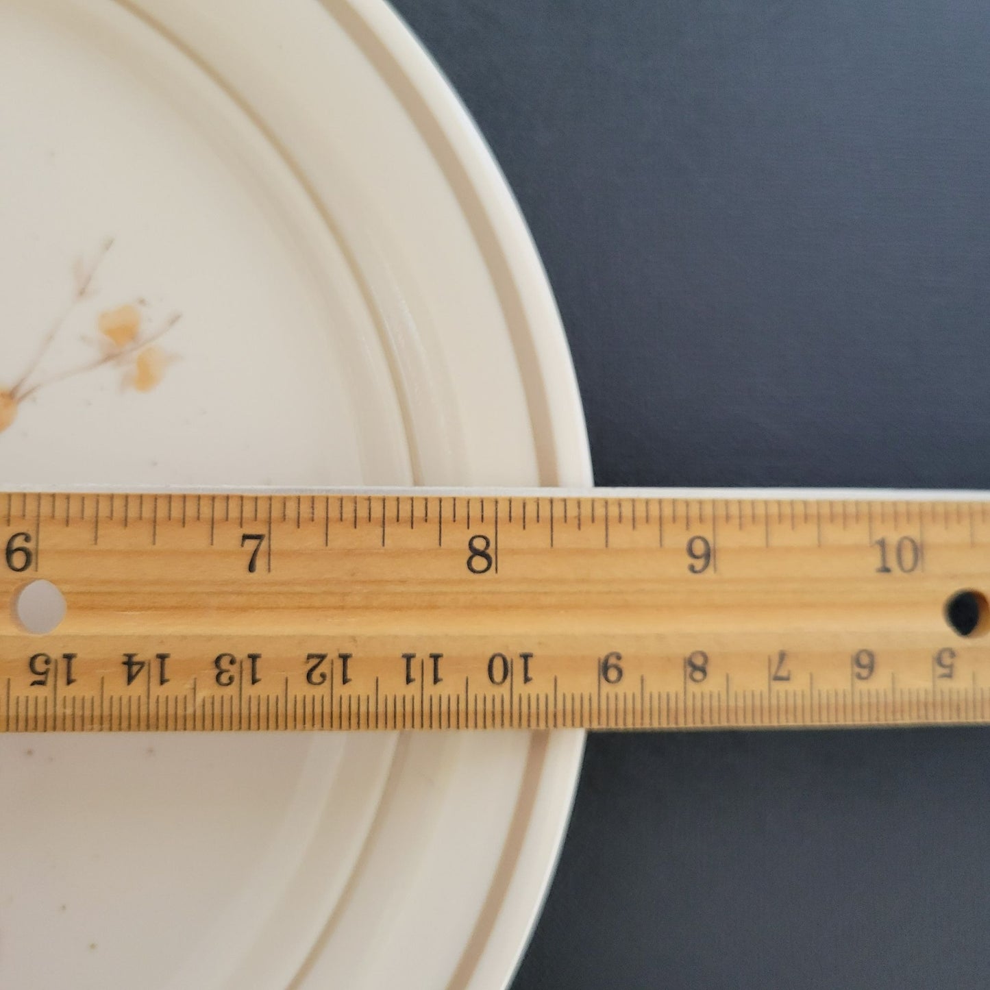 Corning China Blossom Luncheon Plate Set of 2, c.1980-90s USA