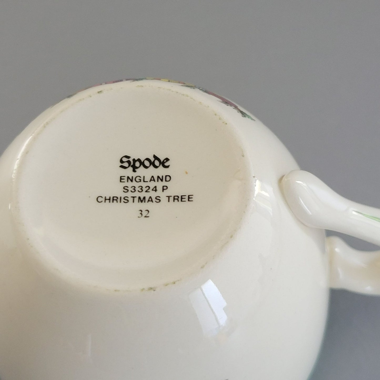 Spode Christmas Tree Cup Set of 2, England c.1990s