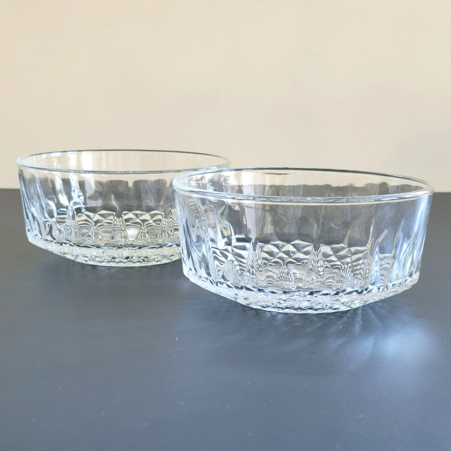 Arcoroc France Clear Cereal Bowl, Set of 2