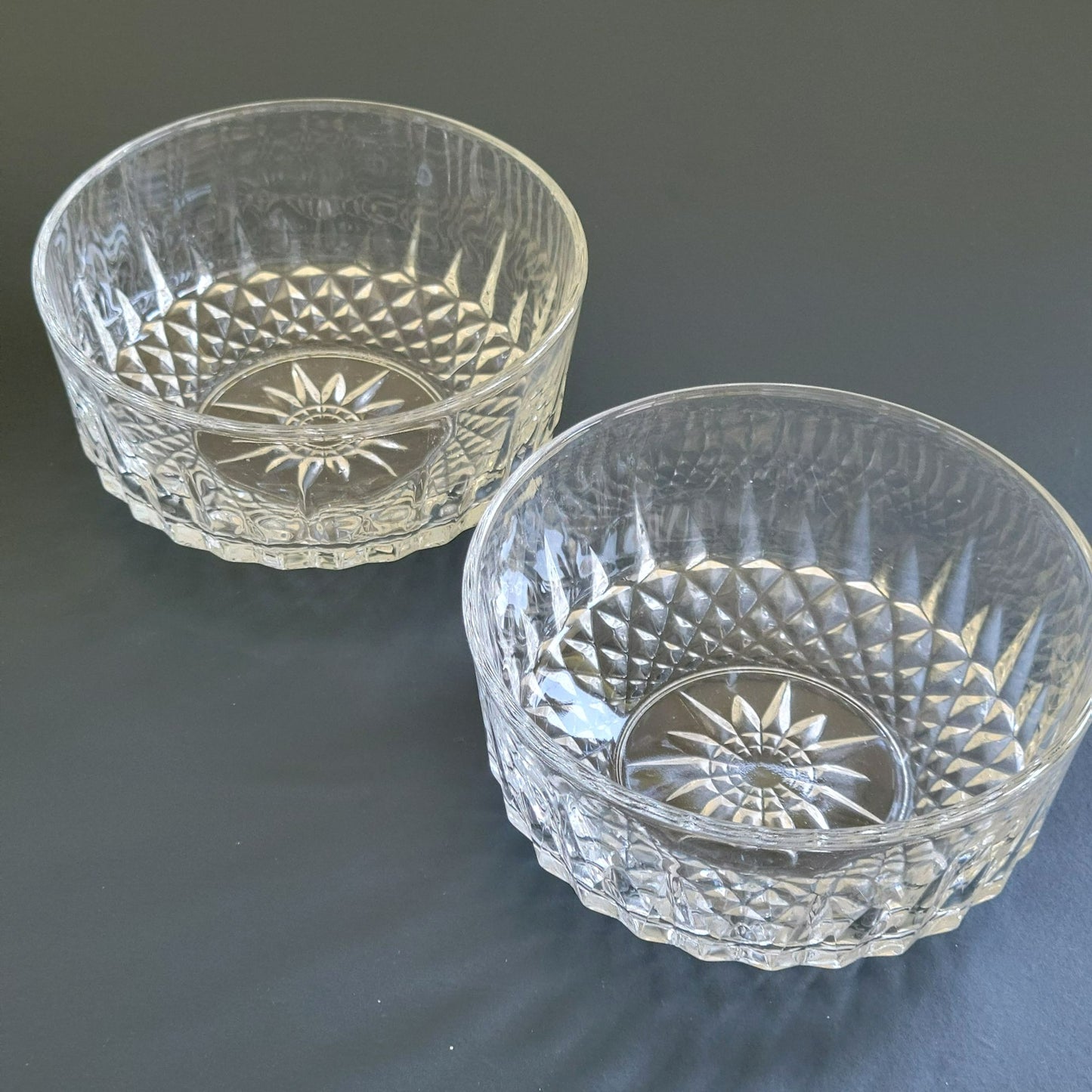Arcoroc France Clear Cereal Bowl, Set of 2